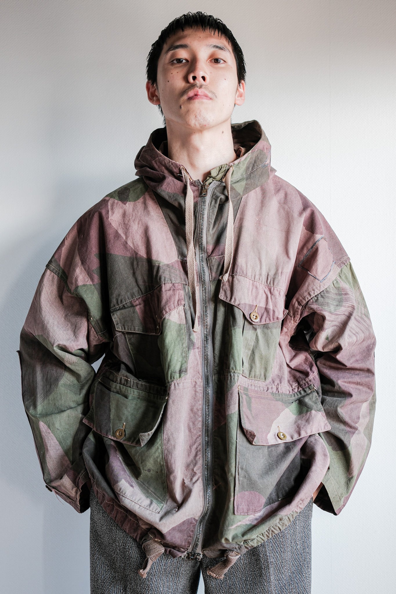 ［~40's］WWⅡ British Army Camouflage Windproof Smock Size.3 "SAS" "Modified"