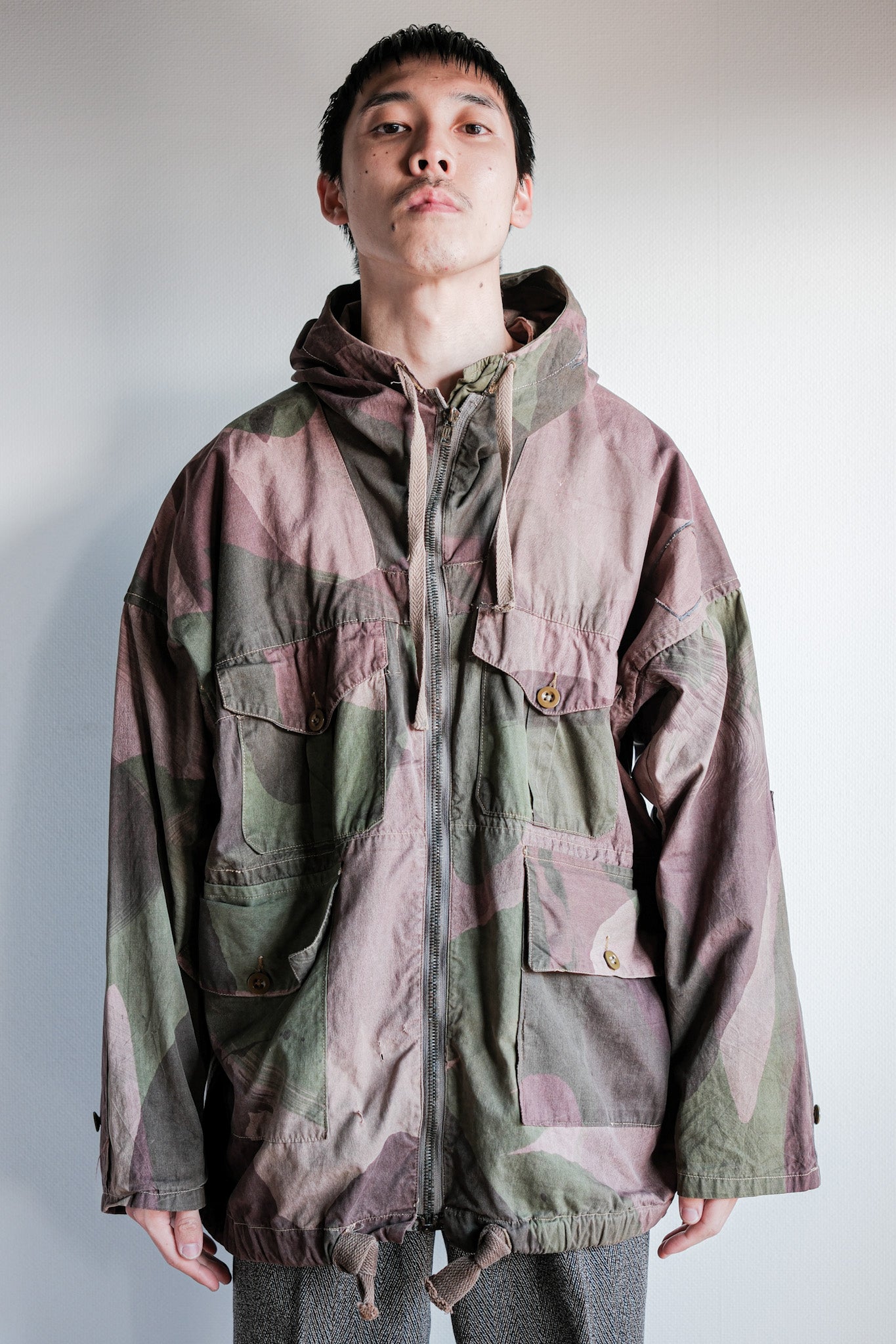 ［~40's］WWⅡ British Army Camouflage Windproof Smock Size.3 "SAS" "Modified"
