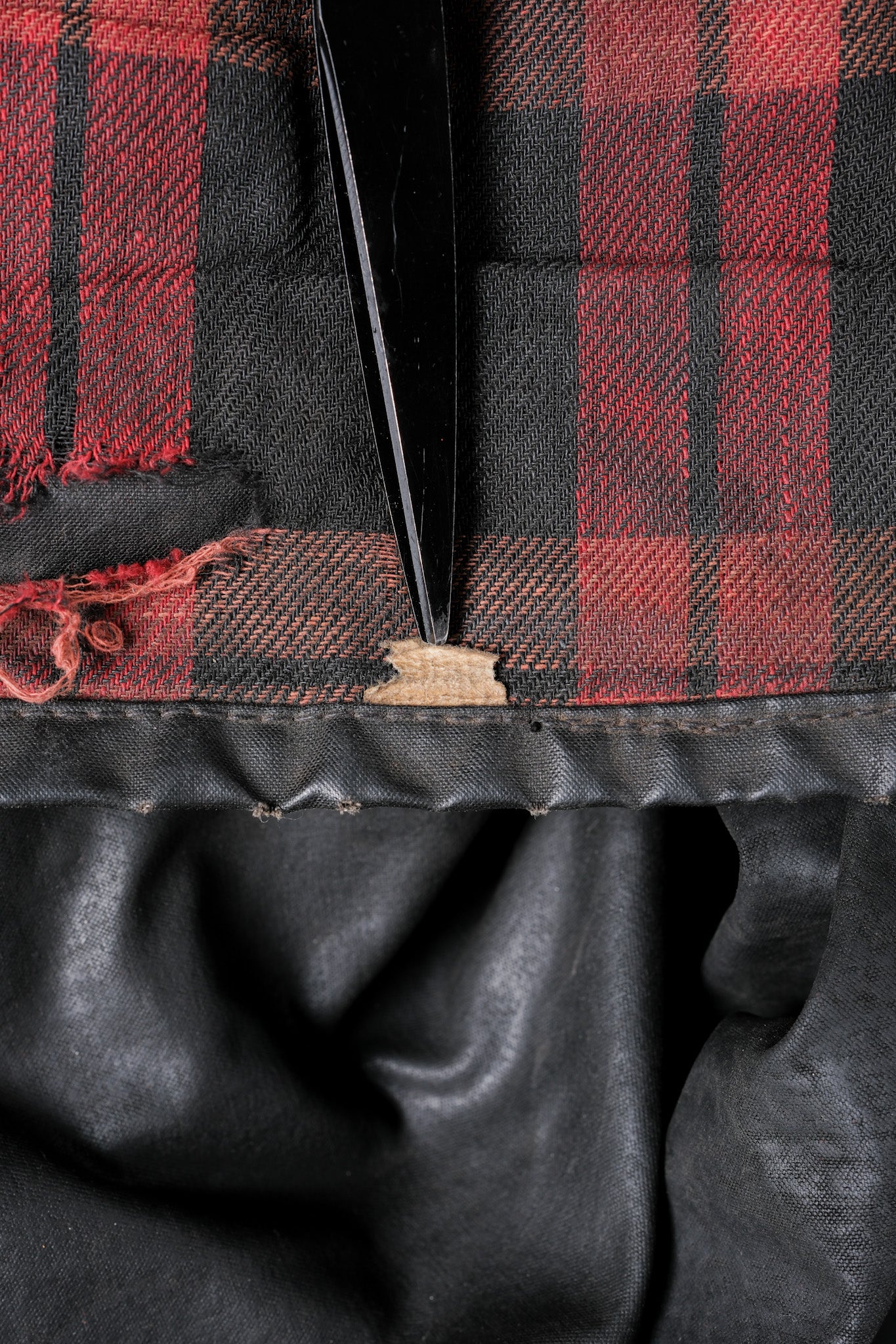 ［~70's］Vintage Barbour Waxed Cotton Jacket 1 Crest "International Suit" "Gold Label" "Unusual Lining"
