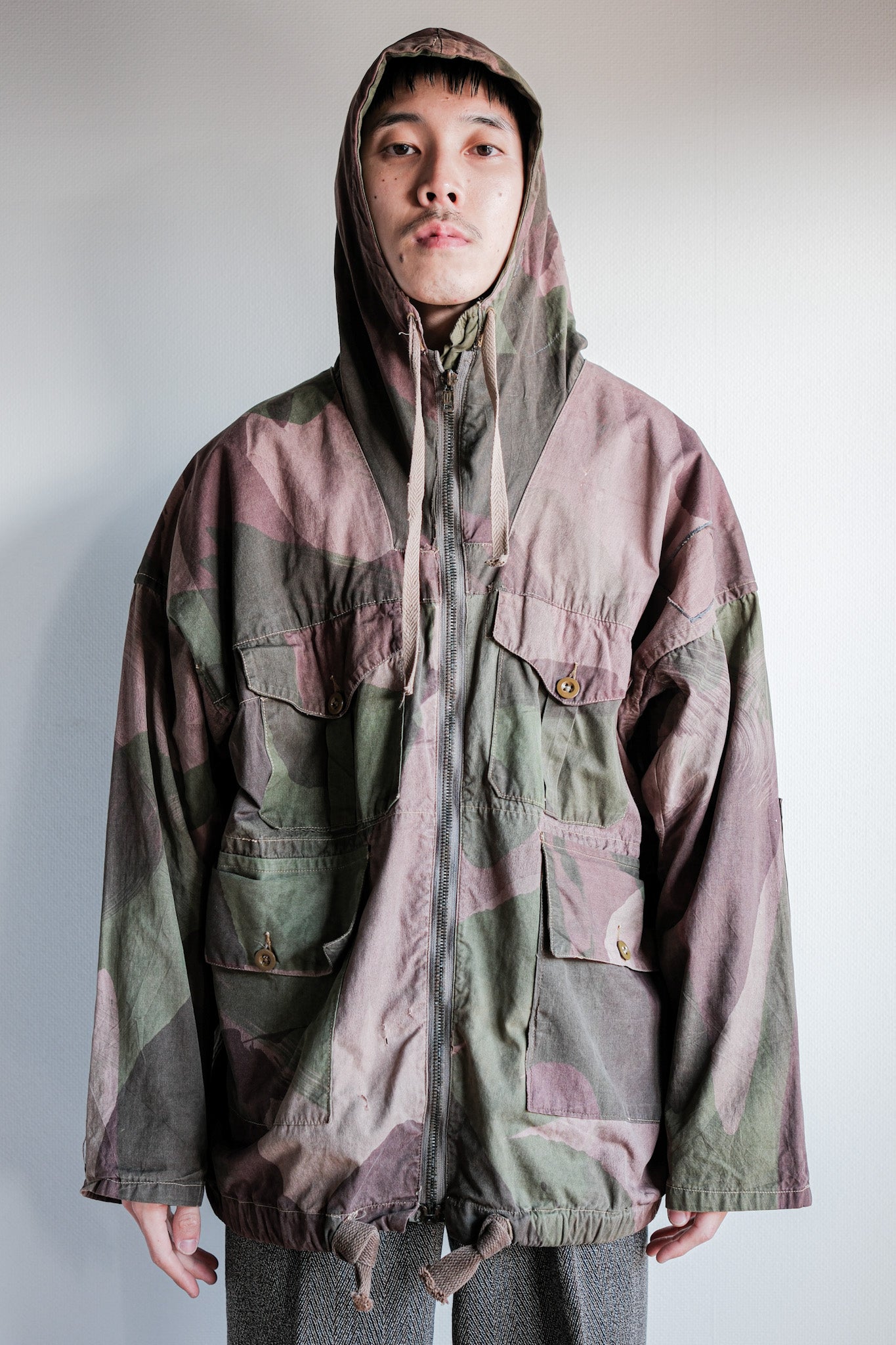 ［~40's］WWⅡ British Army Camouflage Windproof Smock Size.3 "SAS" "Modified"