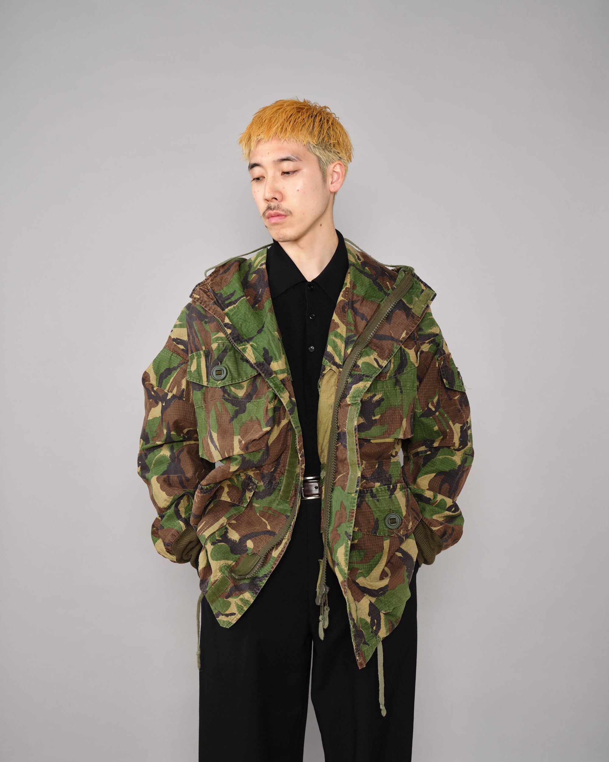 ［~90's］British Vintage DPM Camouflage Ripstop Windproof Smock Made by SASS