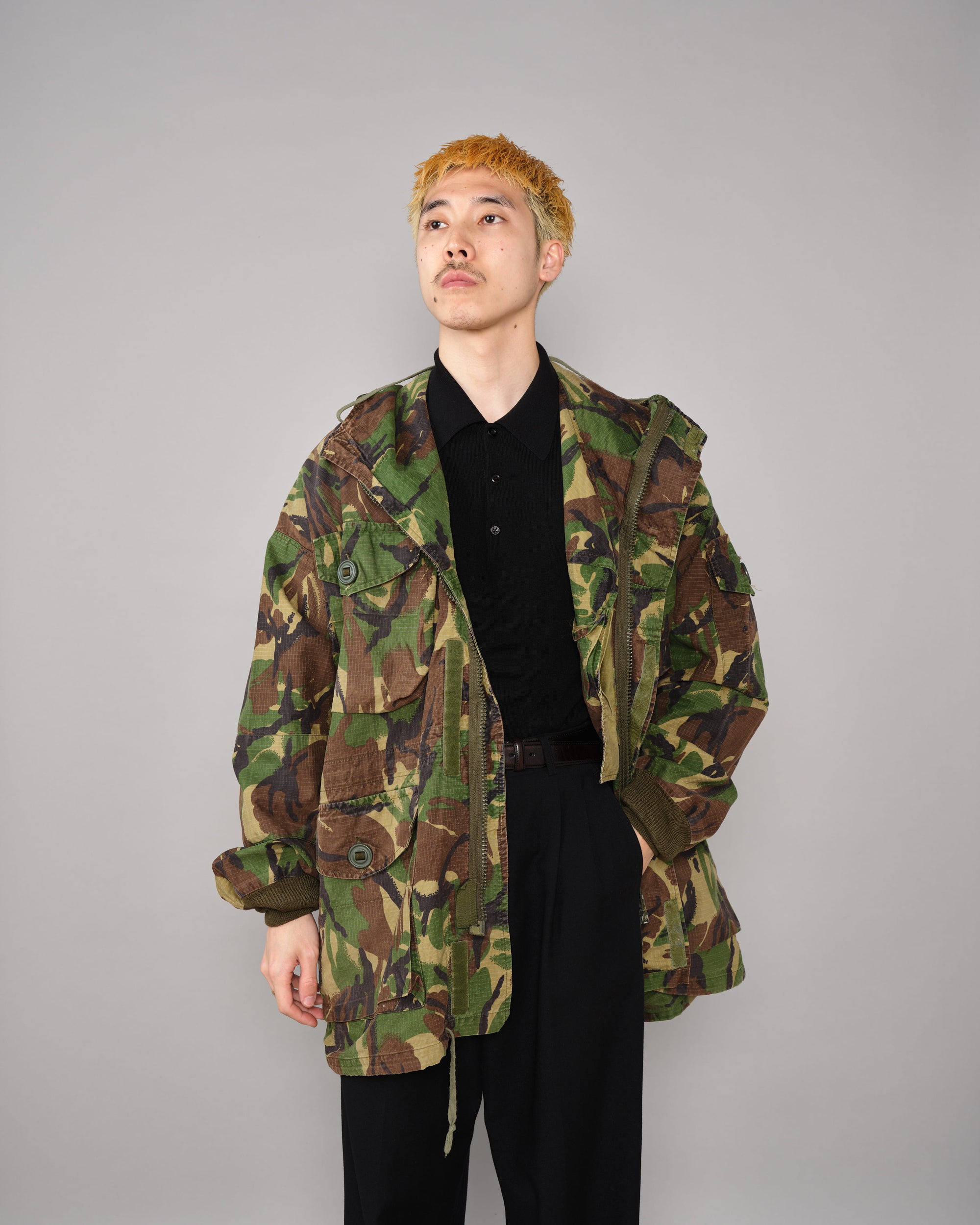 ［~90's］British Vintage DPM Camouflage Ripstop Windproof Smock Made by SASS