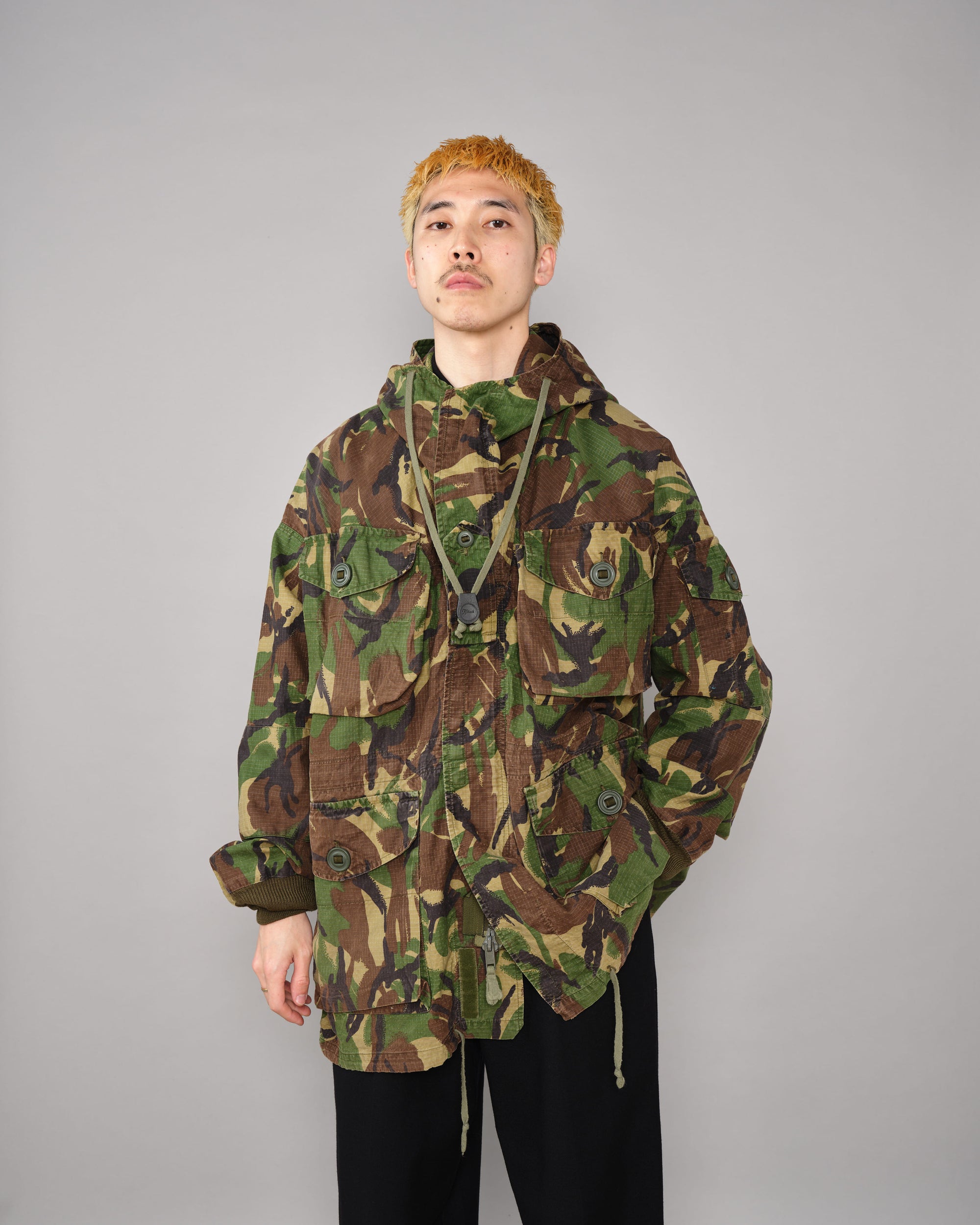 ［~90's］British Vintage DPM Camouflage Ripstop Windproof Smock Made by SASS