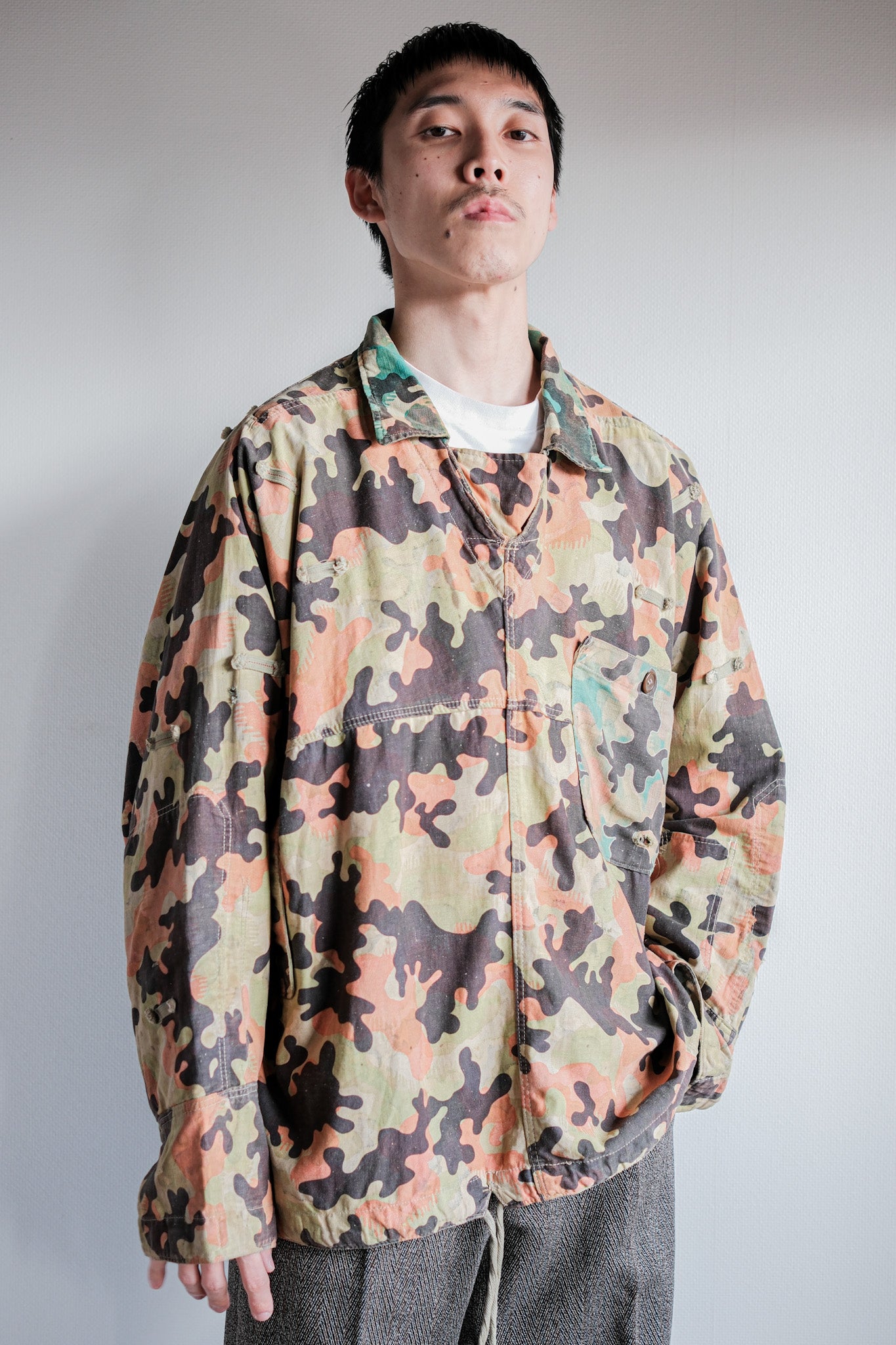 ［~50's］Czechoslovakian Army Dubaky Camouflage Reversible Smock