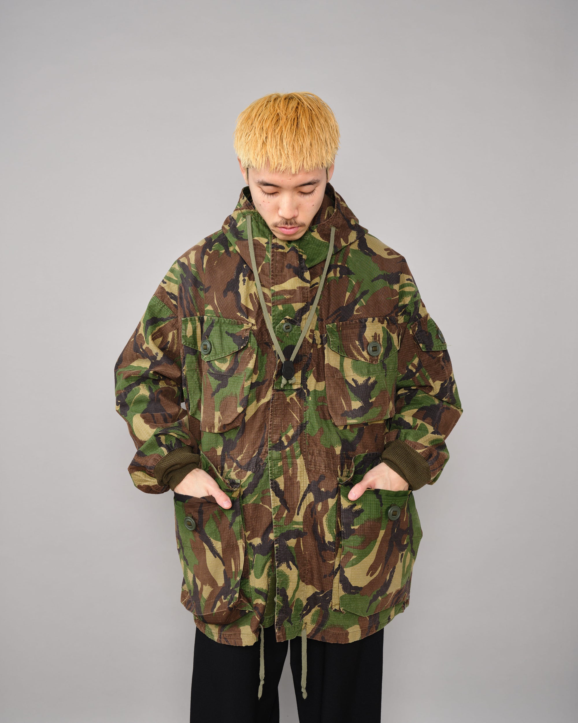 ［~90's］British Vintage DPM Camouflage Ripstop Windproof Smock Made by SASS