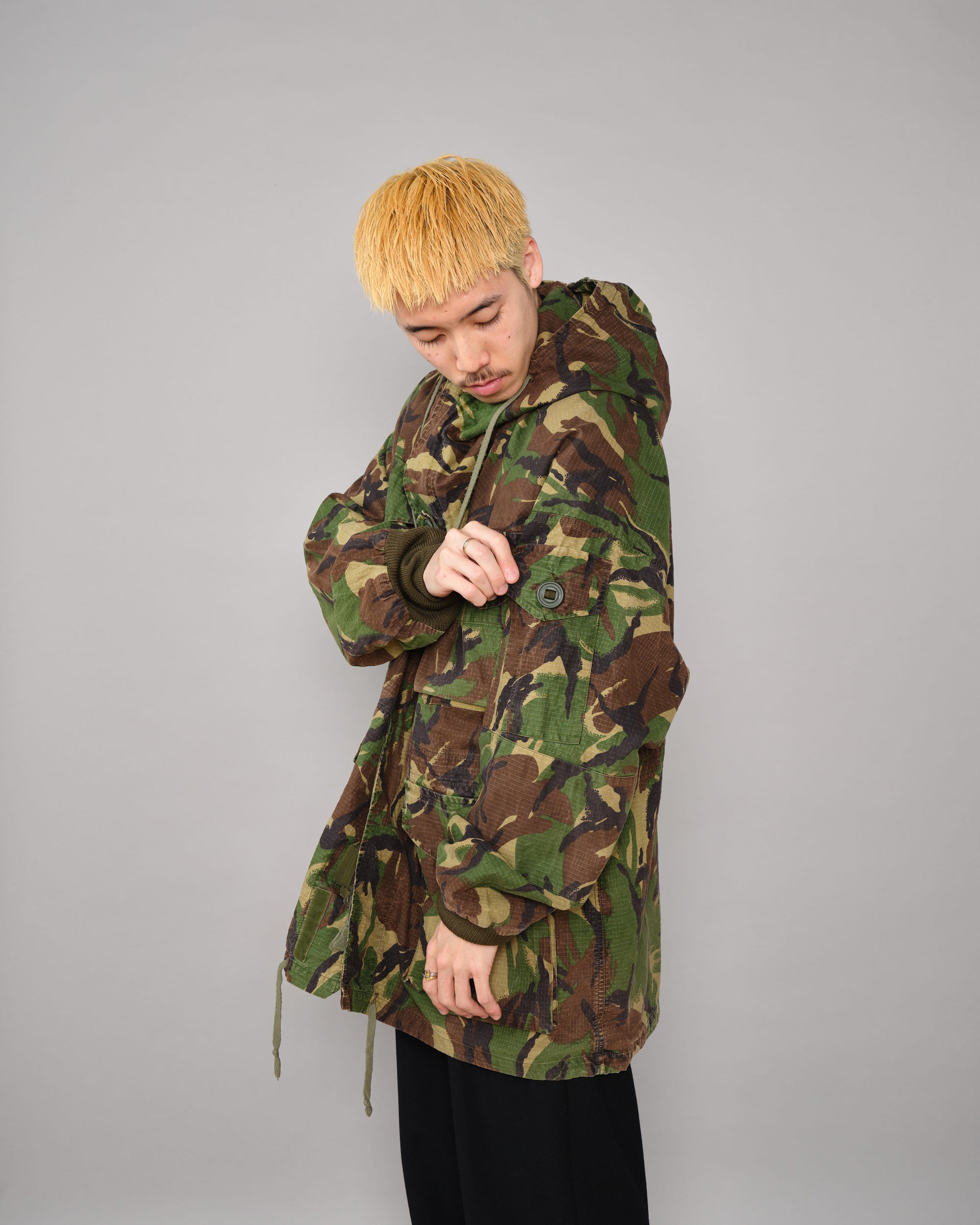［~90's］British Vintage DPM Camouflage Ripstop Windproof Smock Made by SASS