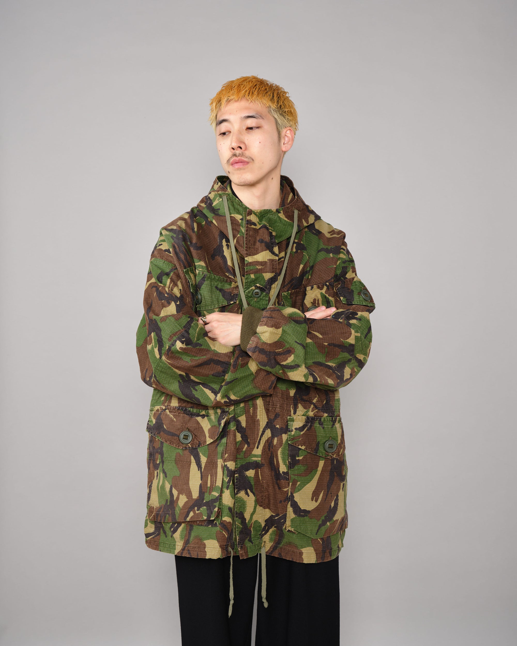 ［~90's］British Vintage DPM Camouflage Ripstop Windproof Smock Made by SASS