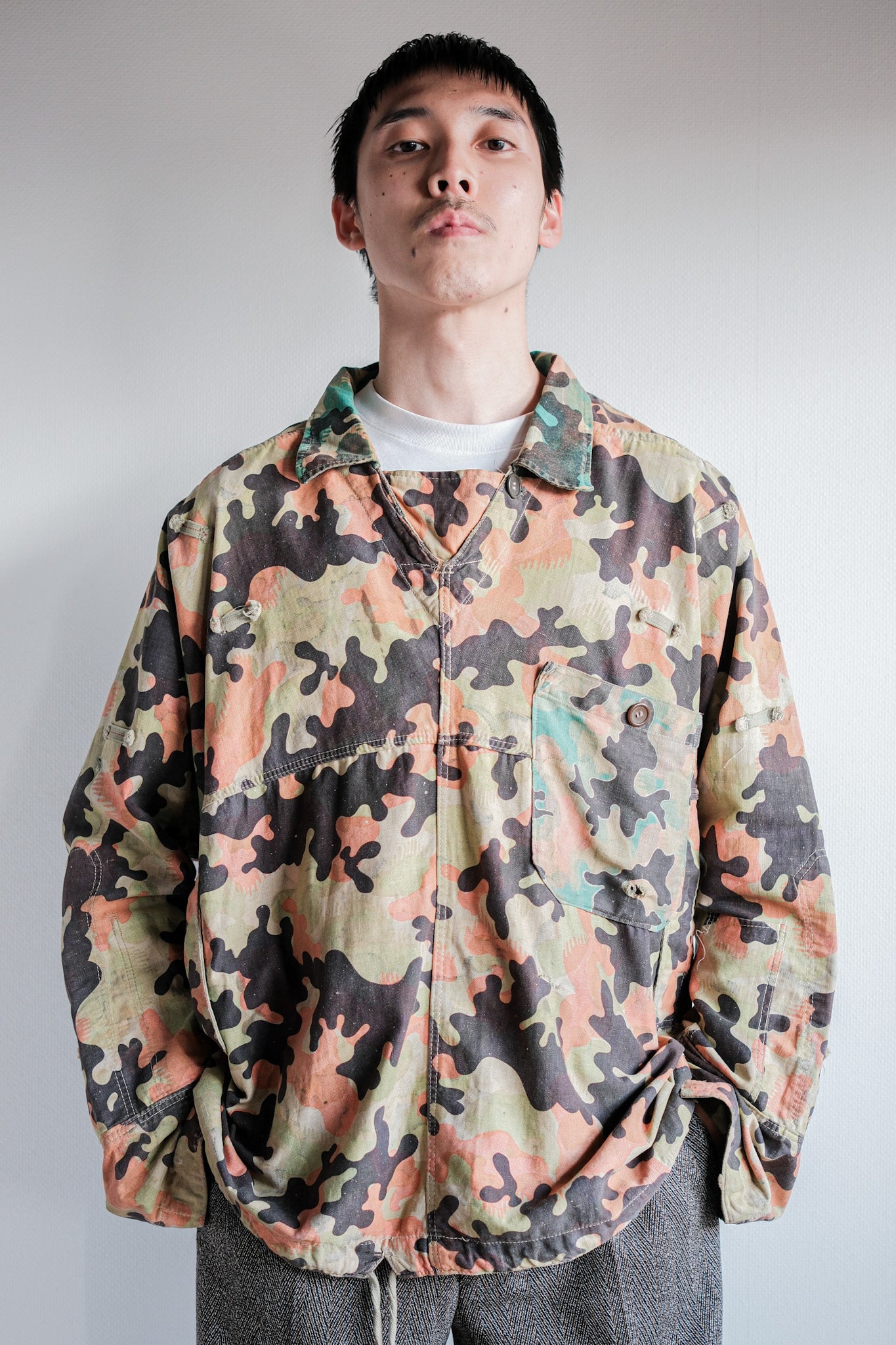 ［~50's］Czechoslovakian Army Dubaky Camouflage Reversible Smock