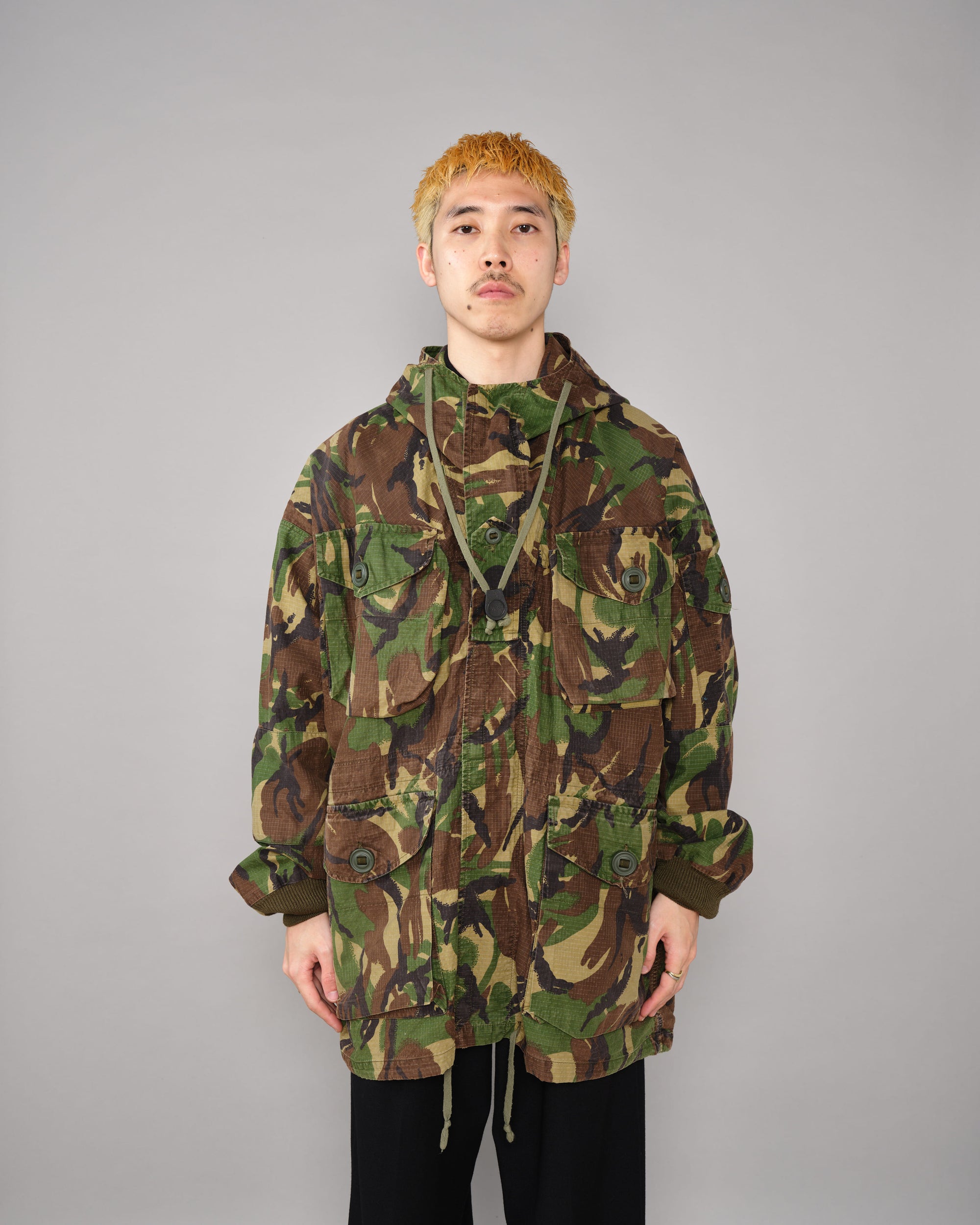［~90's］British Vintage DPM Camouflage Ripstop Windproof Smock Made by SASS