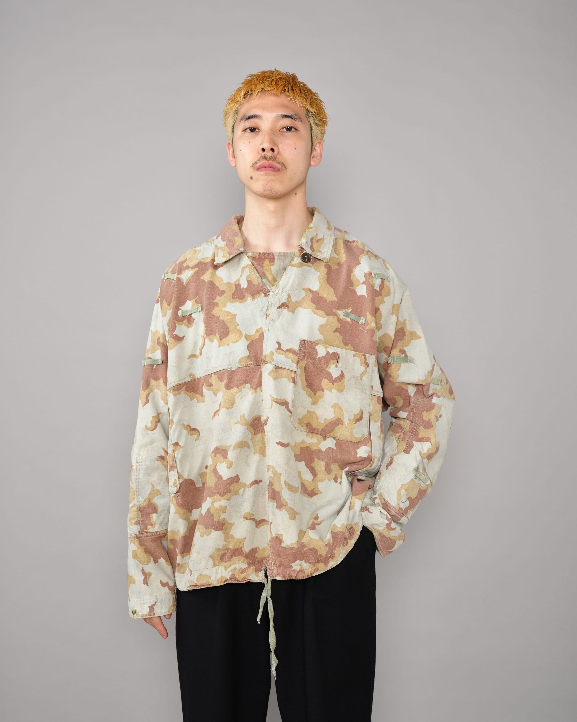 【~50's】Czechoslovakian Army Clouds Camouflage Reversible Smock "Modified"