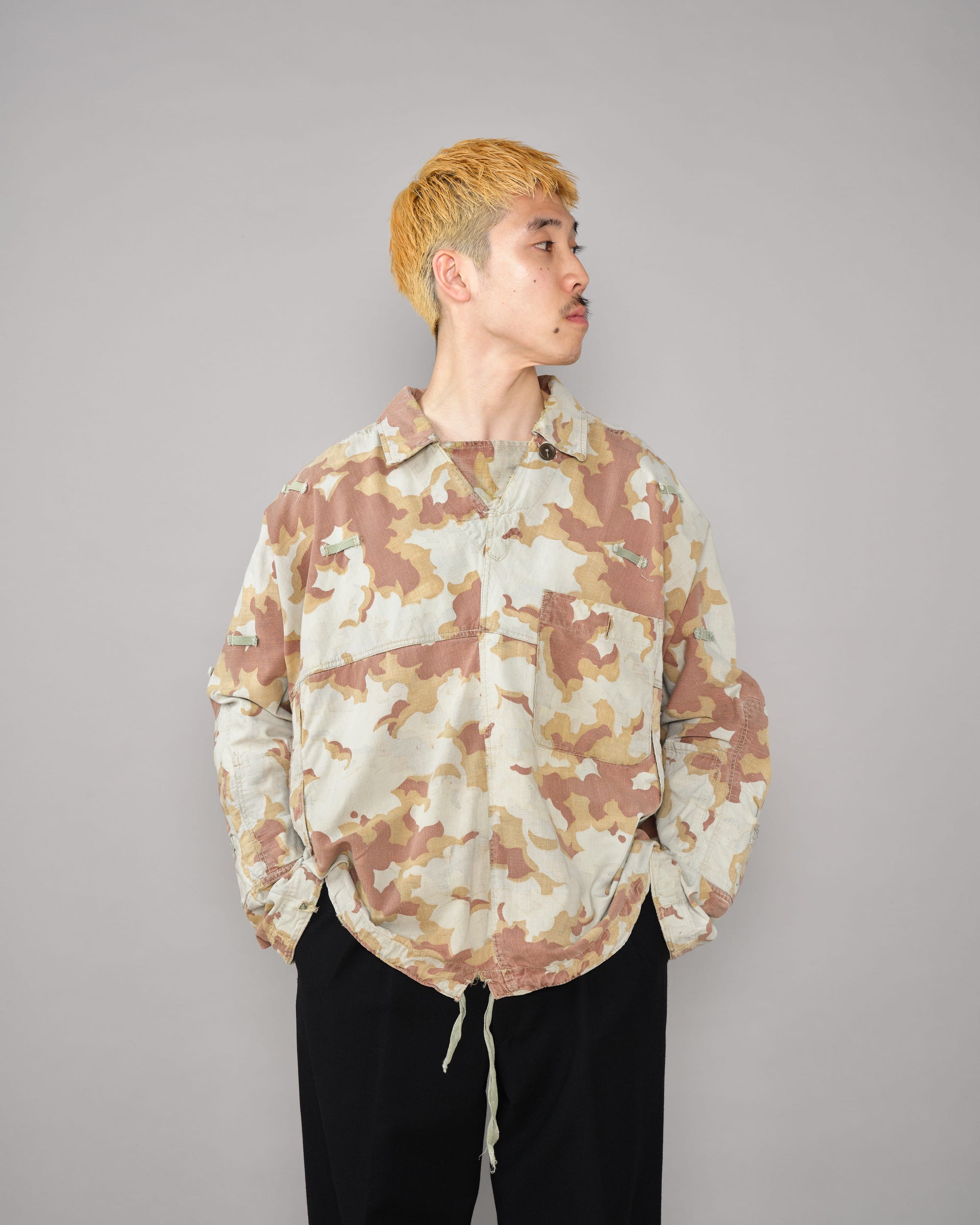 【~50's】Czechoslovakian Army Clouds Camouflage Reversible Smock "Modified"