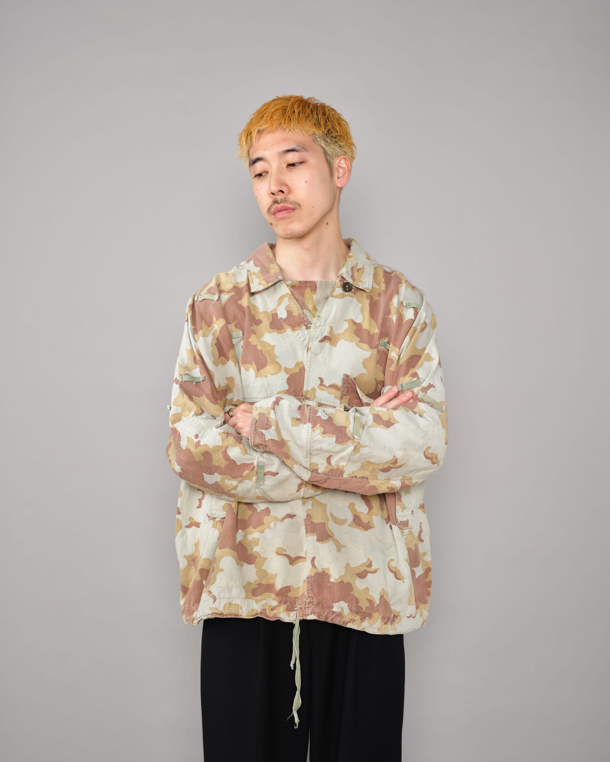 【~50's】Czechoslovakian Army Clouds Camouflage Reversible Smock "Modified"
