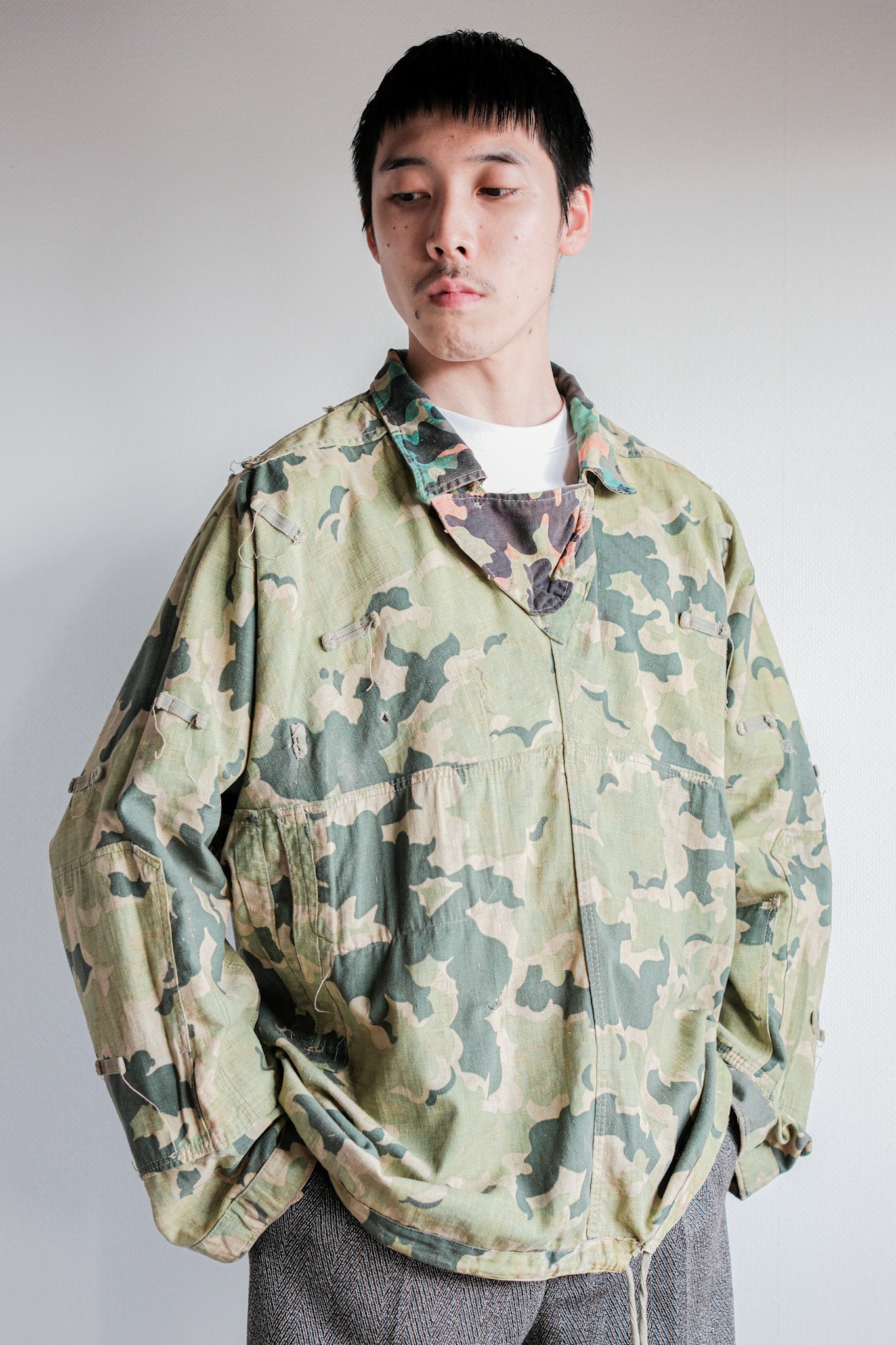 ［~50's］Czechoslovakian Army Dubaky Camouflage Reversible Smock