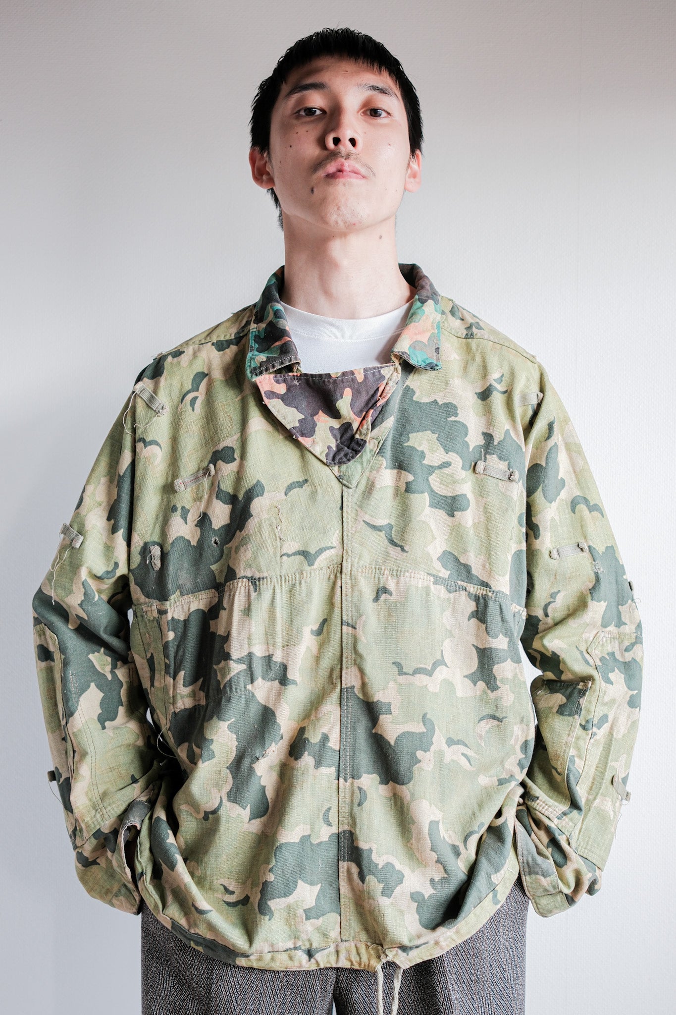 ［~50's］Czechoslovakian Army Dubaky Camouflage Reversible Smock