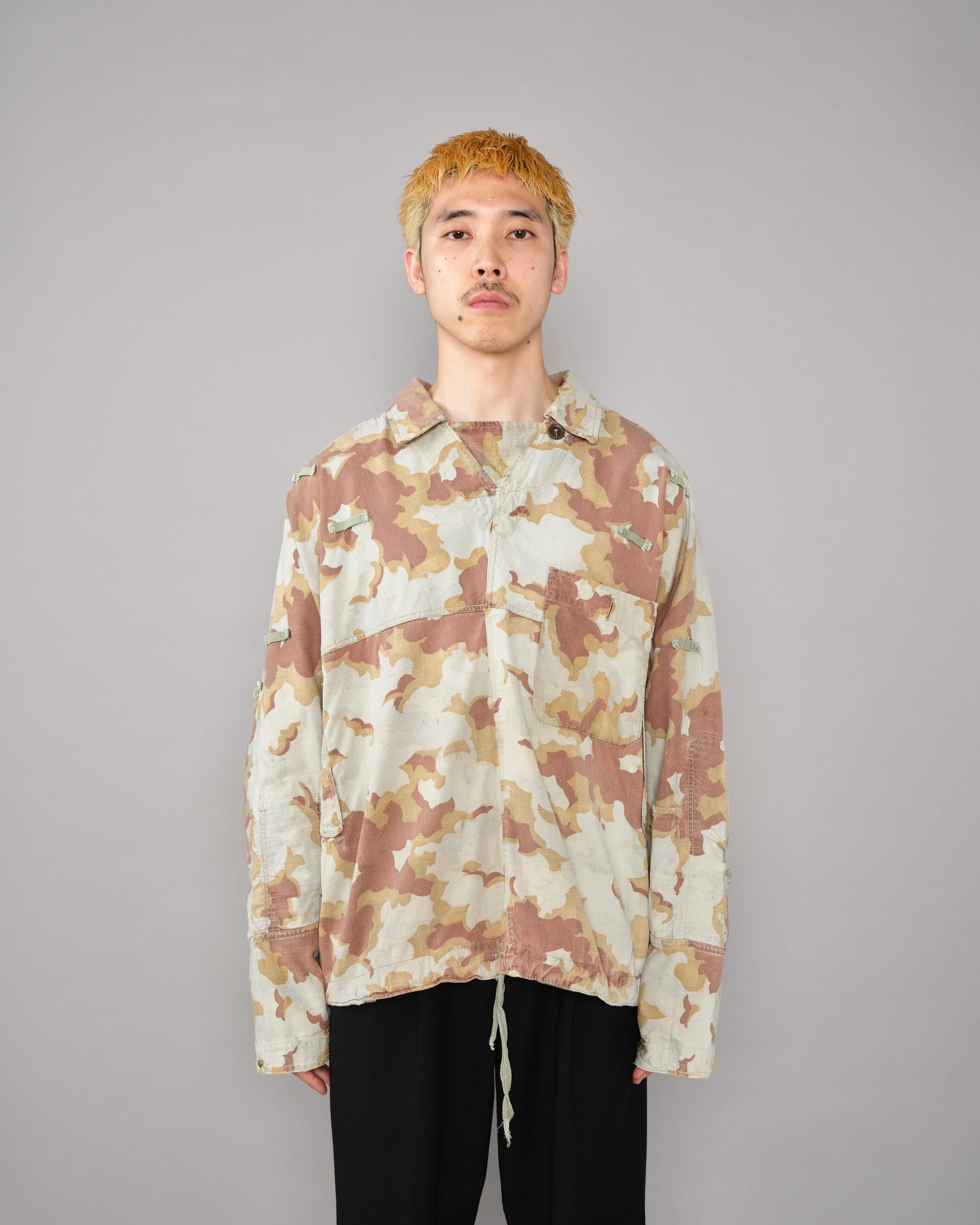 【~50's】Czechoslovakian Army Clouds Camouflage Reversible Smock "Modified"