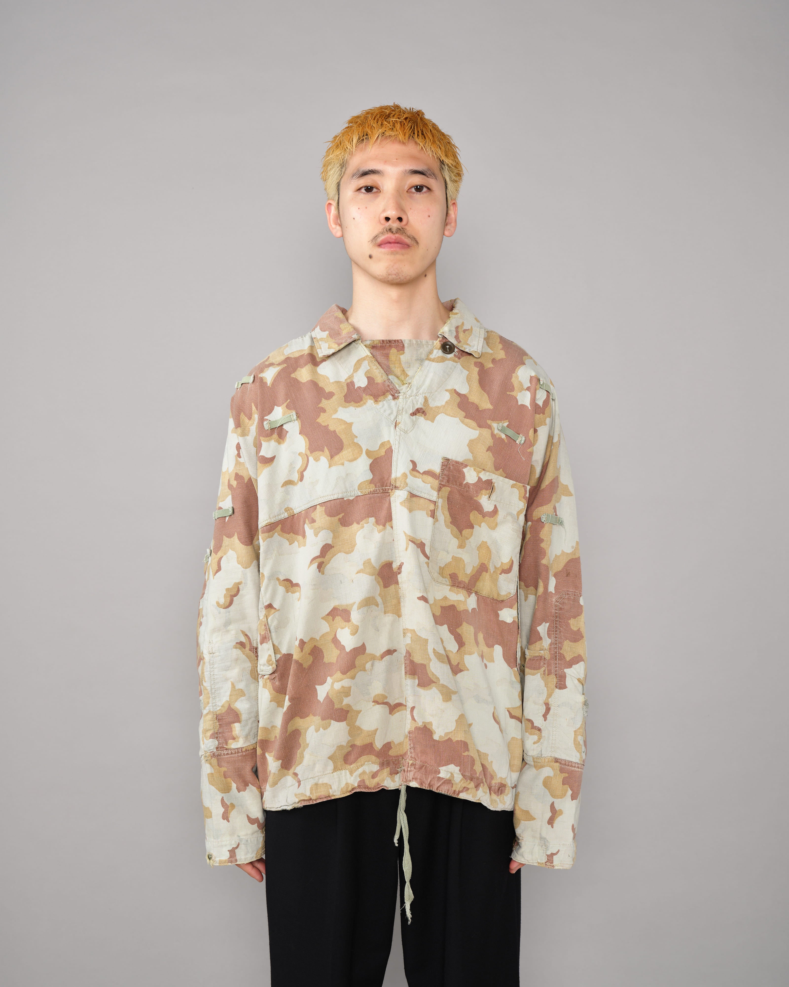 [~ Années 50] Blouse réversible de camouflage des nuages ​​de l'armée tchécoslovaque « Modifiée »