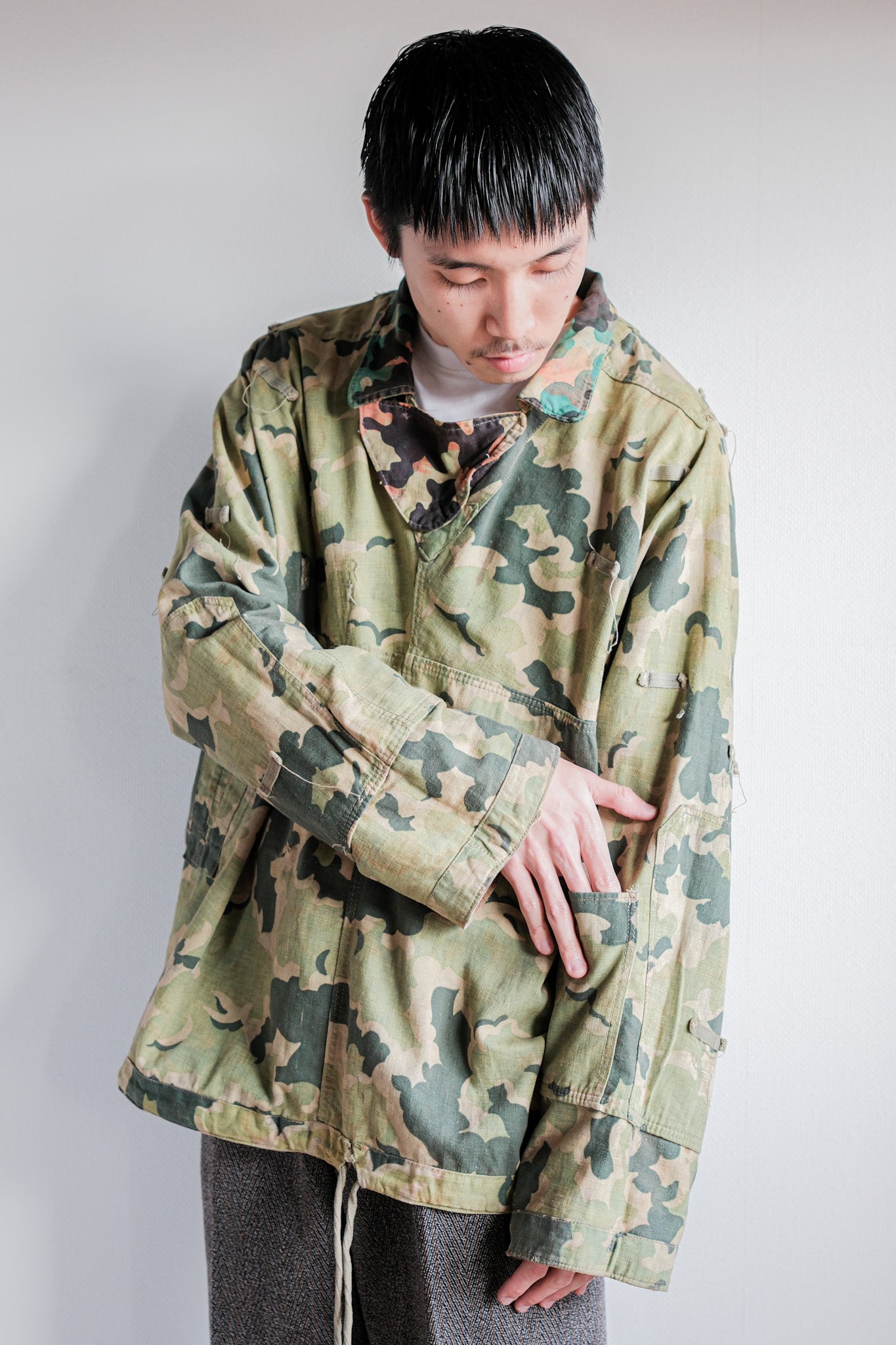 ［~50's］Czechoslovakian Army Dubaky Camouflage Reversible Smock