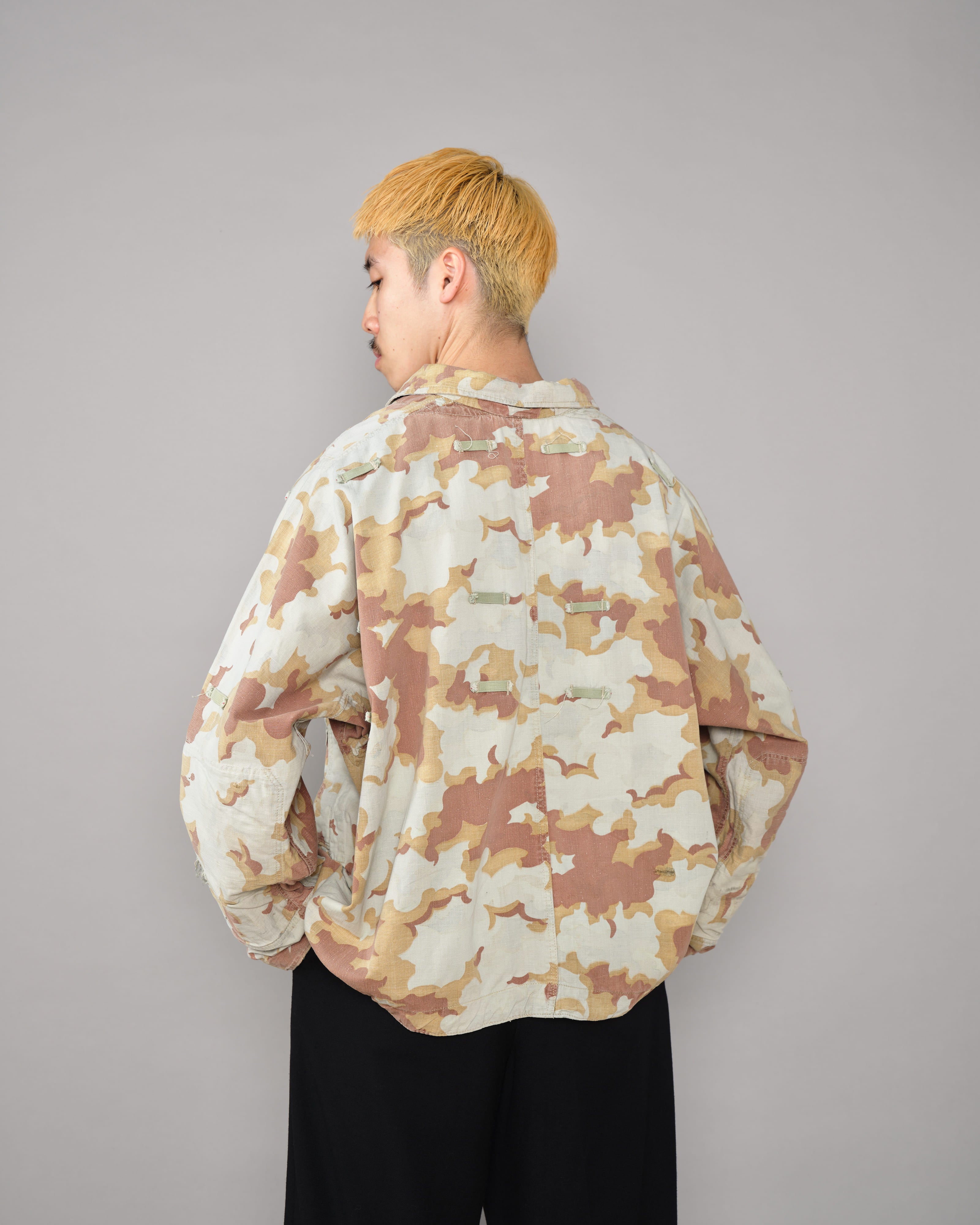 [~ Années 50] Blouse réversible de camouflage des nuages ​​de l'armée tchécoslovaque « Modifiée »