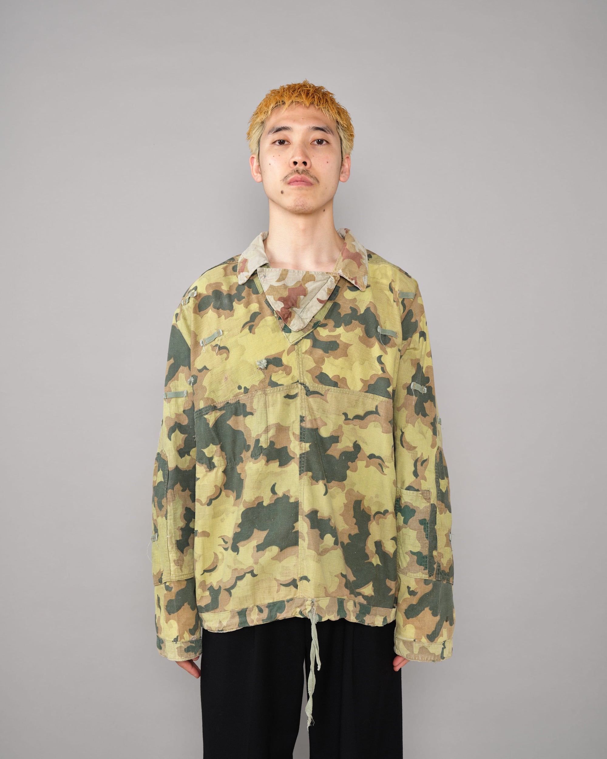 【~50's】Czechoslovakian Army Clouds Camouflage Reversible Smock "Modified"