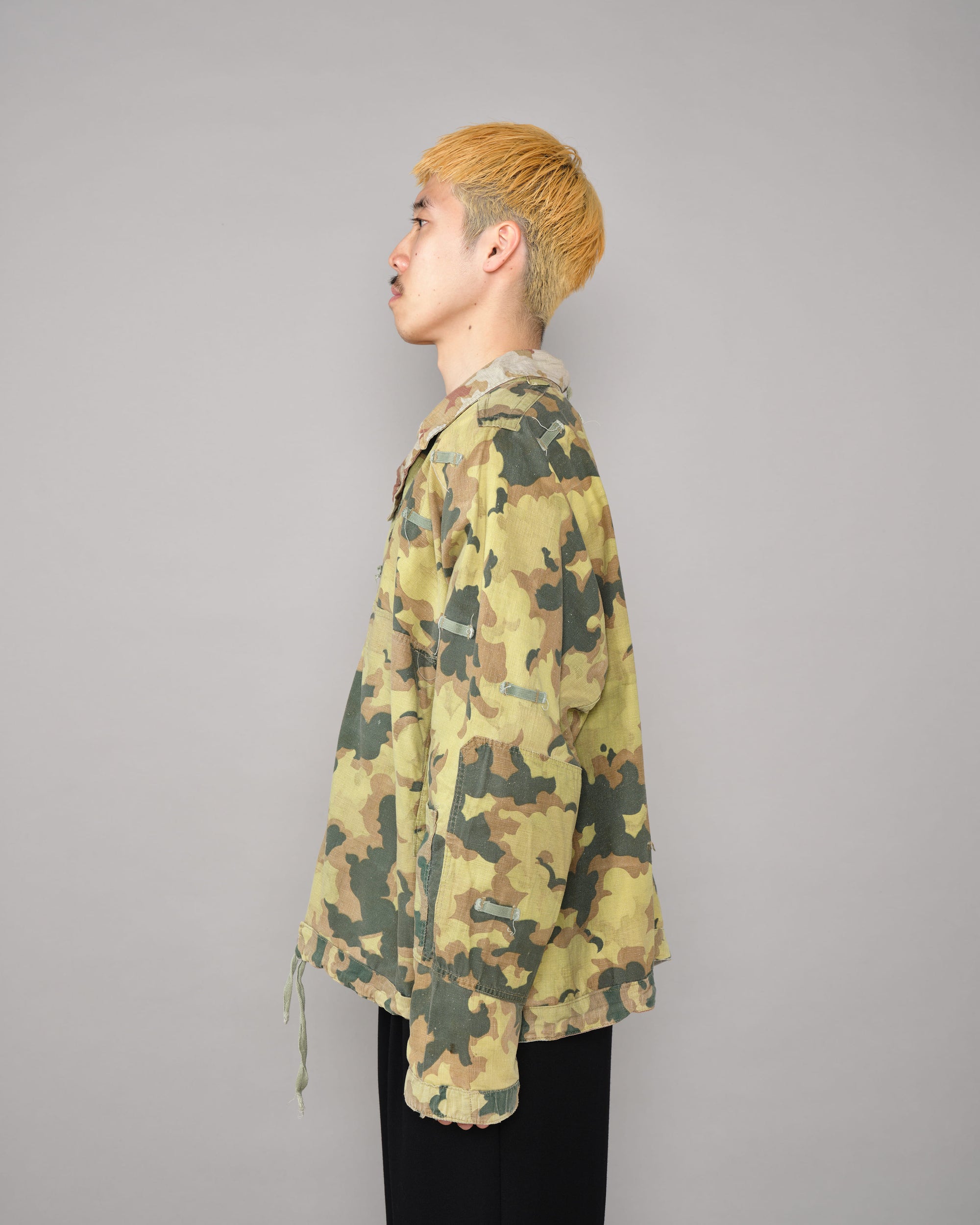 【~50's】Czechoslovakian Army Clouds Camouflage Reversible Smock "Modified"