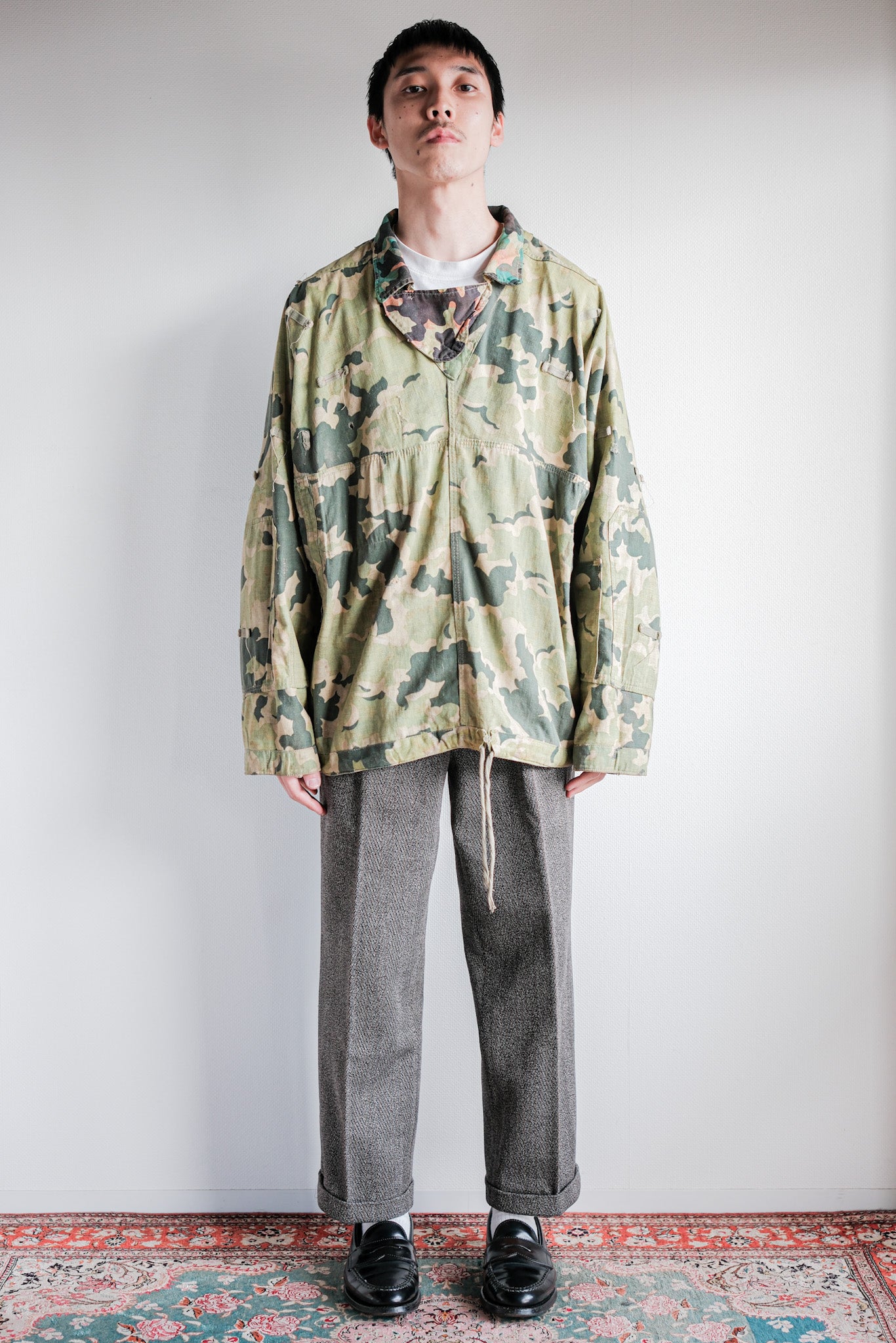［~50's］Czechoslovakian Army Dubaky Camouflage Reversible Smock