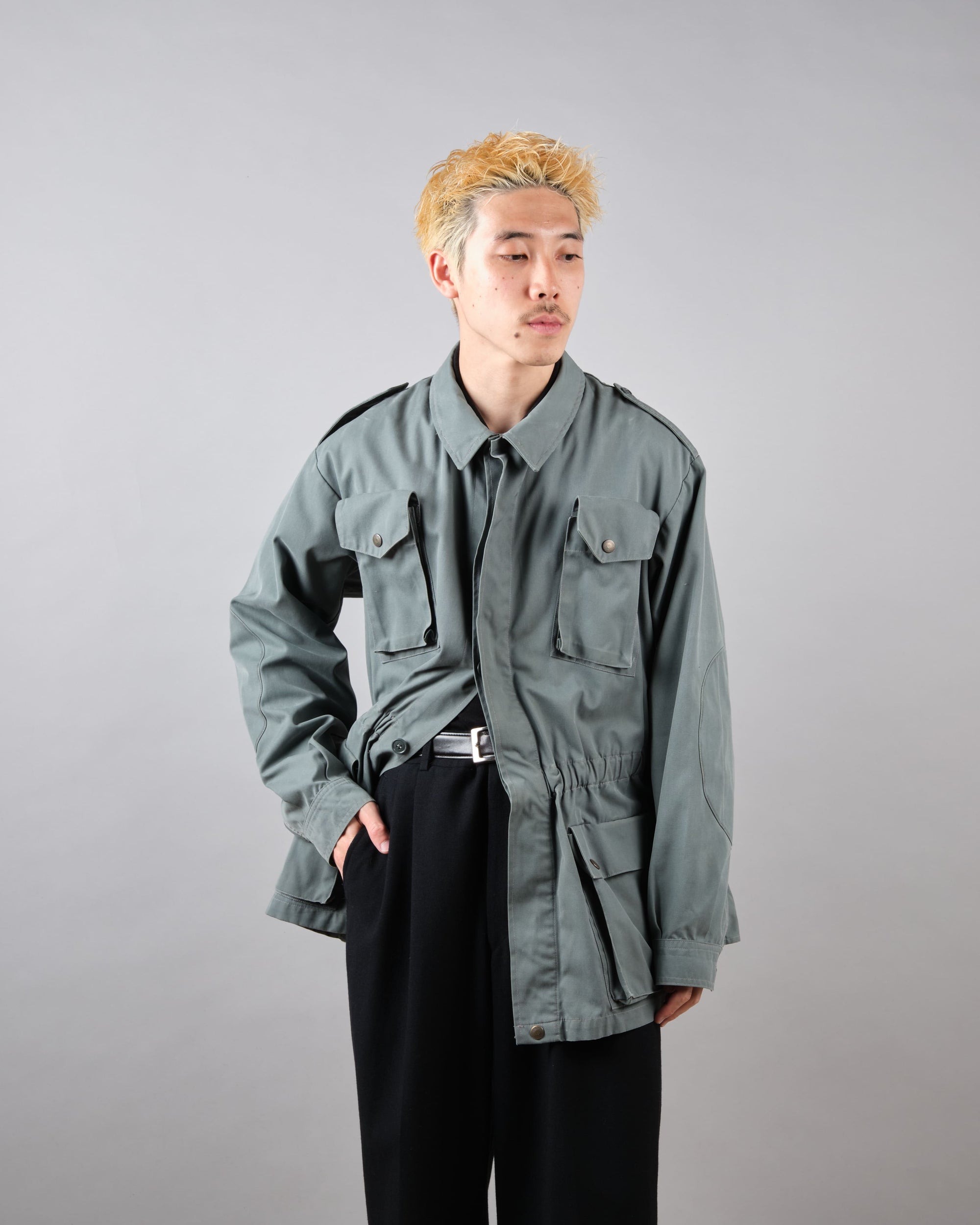 ［~80's］Old Marithé François Girbaud Closed Sahariana Jacket
