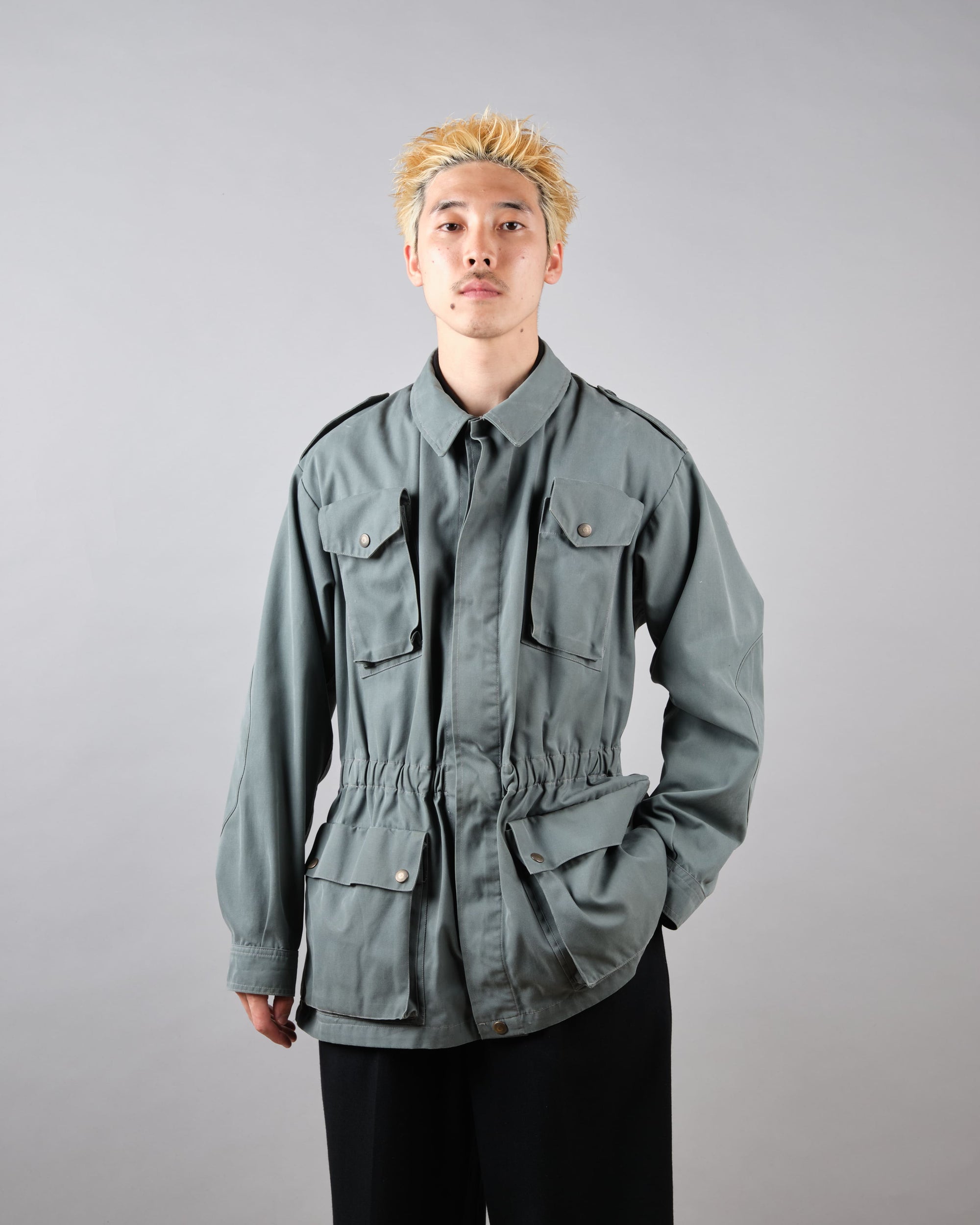 ［~80's］Old Marithé François Girbaud Closed Sahariana Jacket