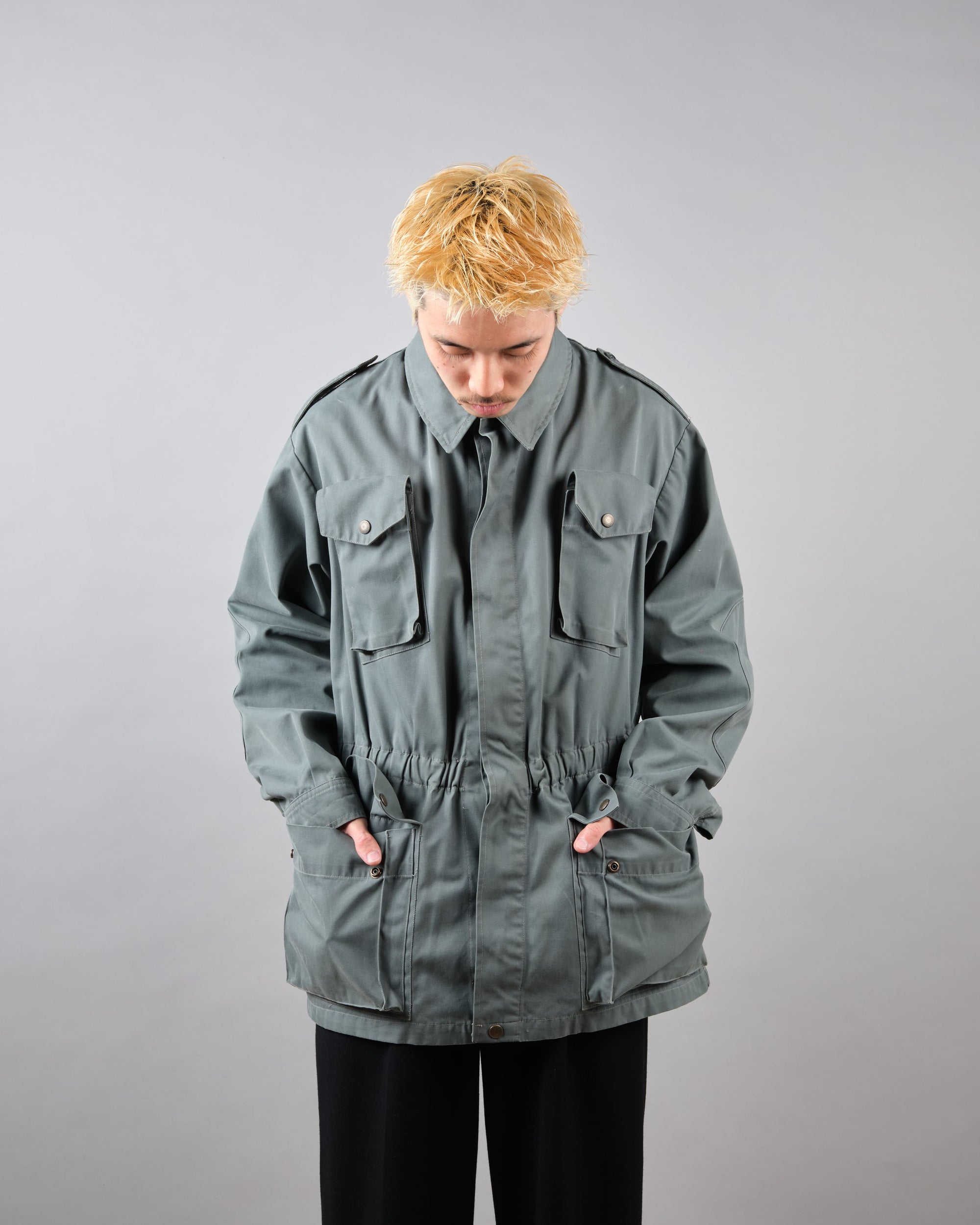 ［~80's］Old Marithé François Girbaud Closed Sahariana Jacket