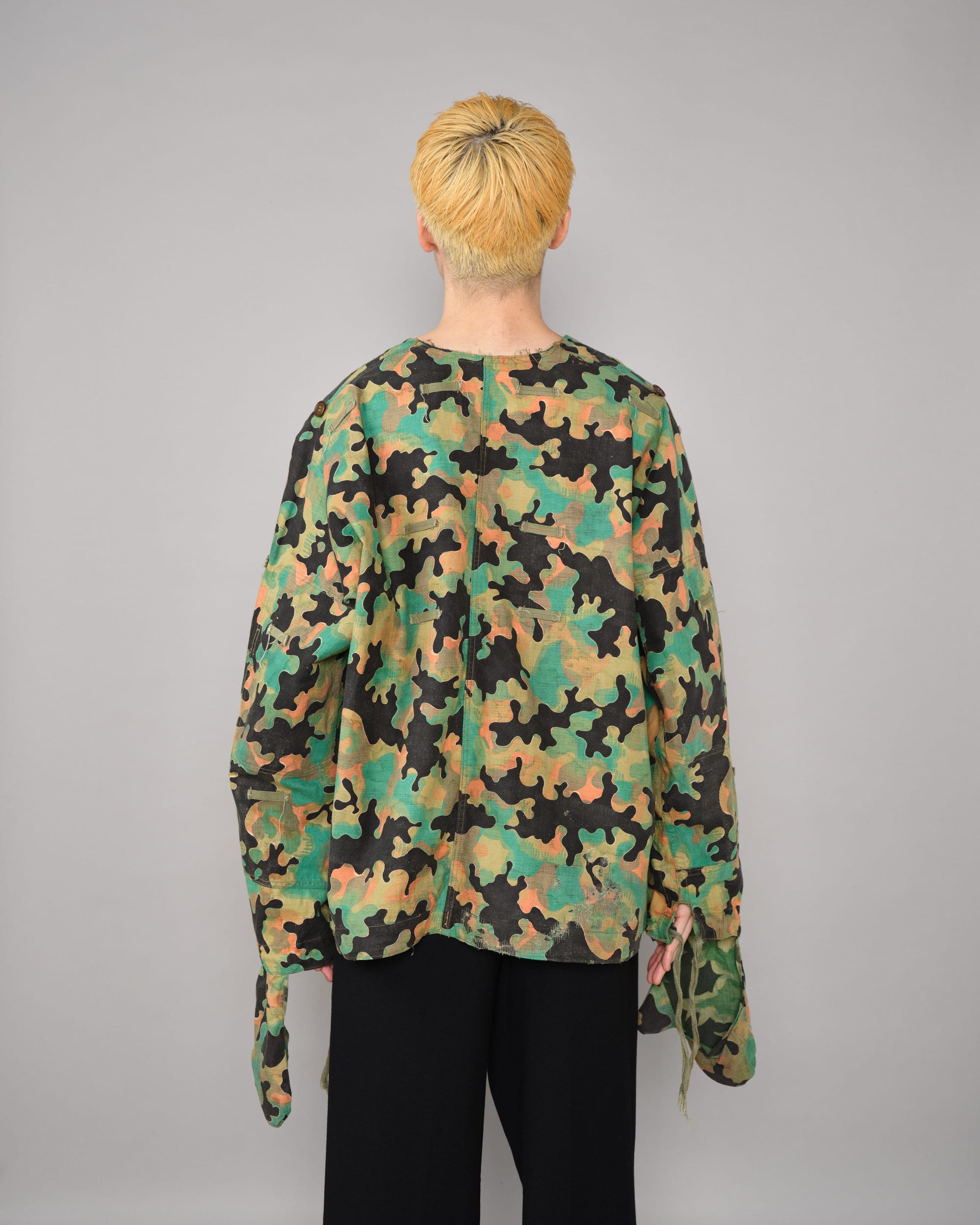 ［~50’s］Czechoslovakian Army Dubaky Camouflage Reversible Smock With Gloves "Modified"