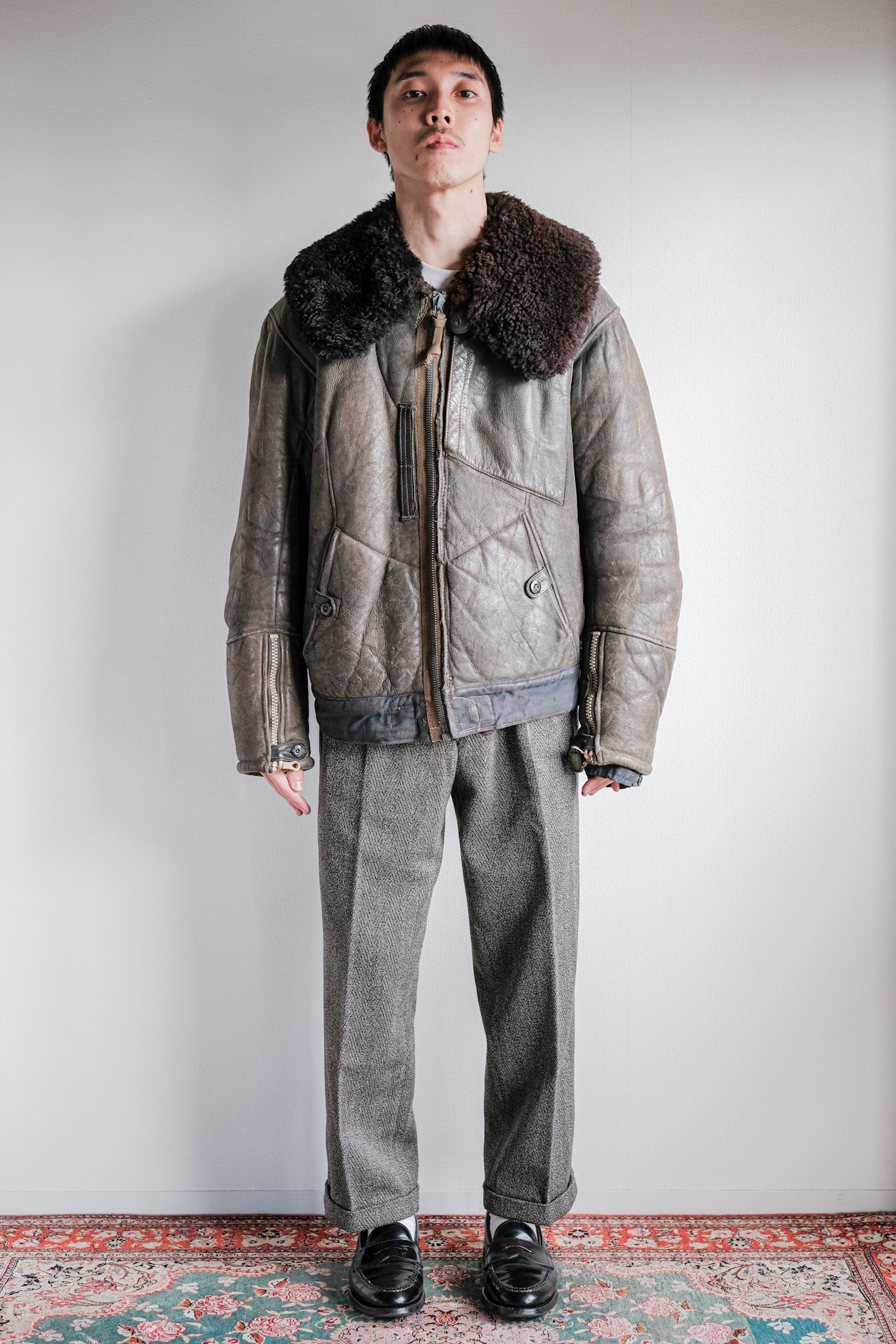 ［~40's］WWⅡ German Air Force Winter Flight Jacket "Luftwaffe"