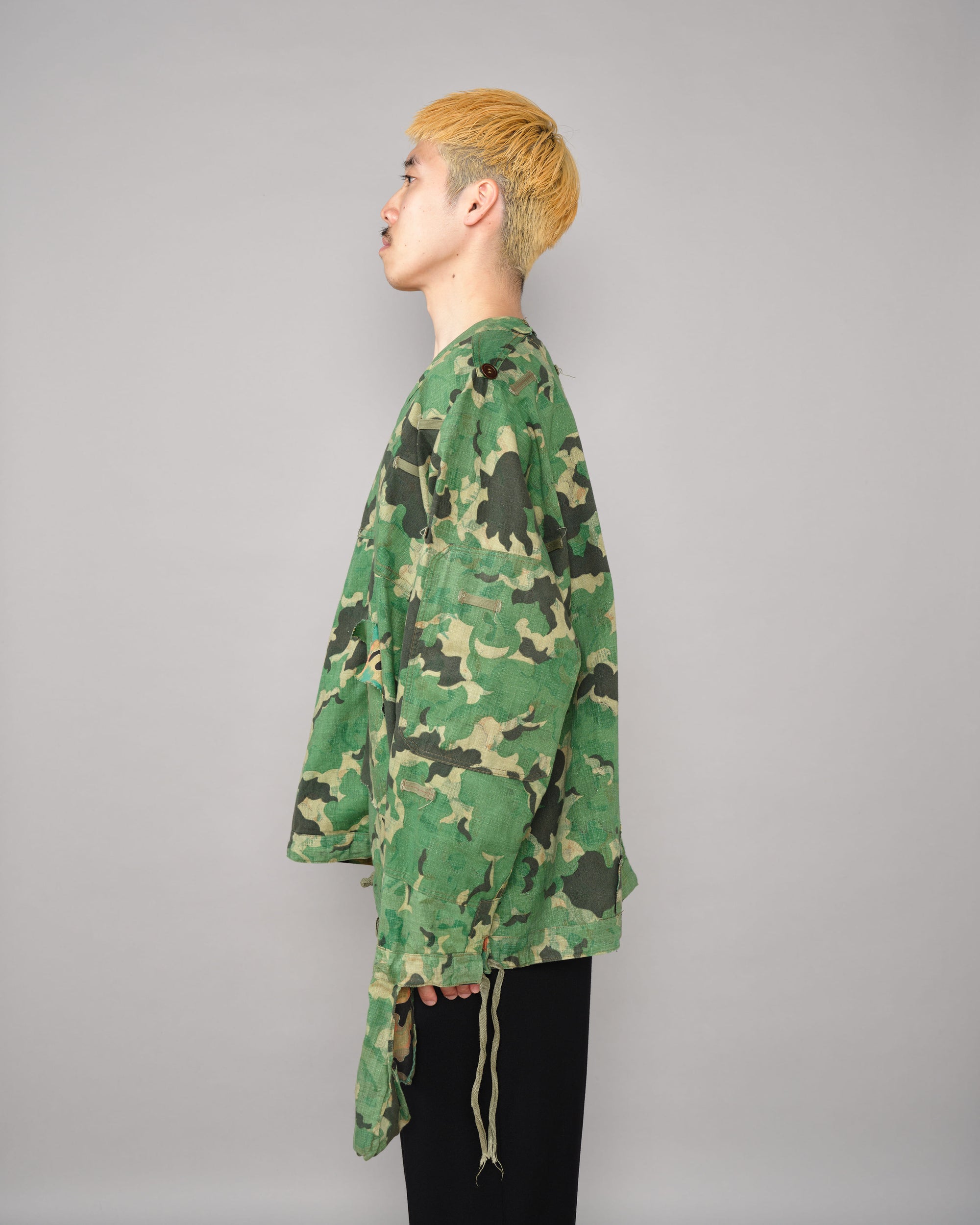 ［~50’s］Czechoslovakian Army Dubaky Camouflage Reversible Smock With Gloves "Modified"