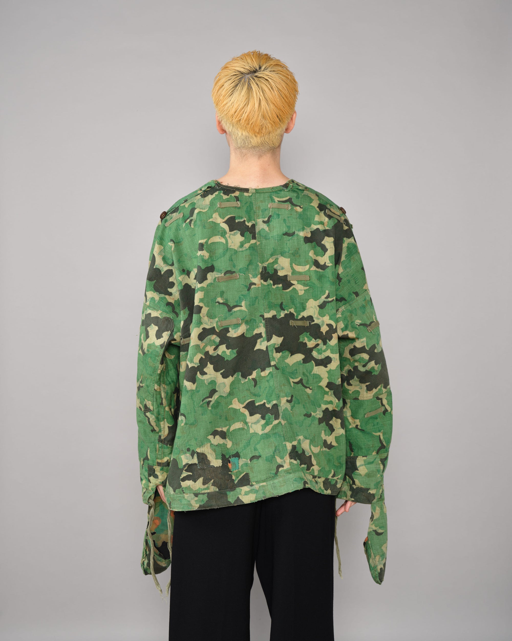 ［~50’s］Czechoslovakian Army Dubaky Camouflage Reversible Smock With Gloves "Modified"