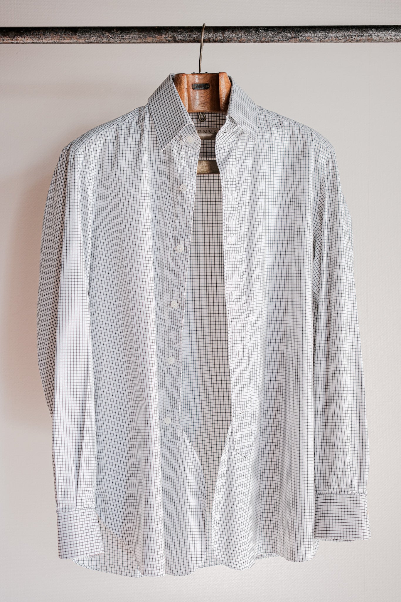 ［~00's］Old ARNYS PARIS Cotton Checked Dress Shirt Size.39