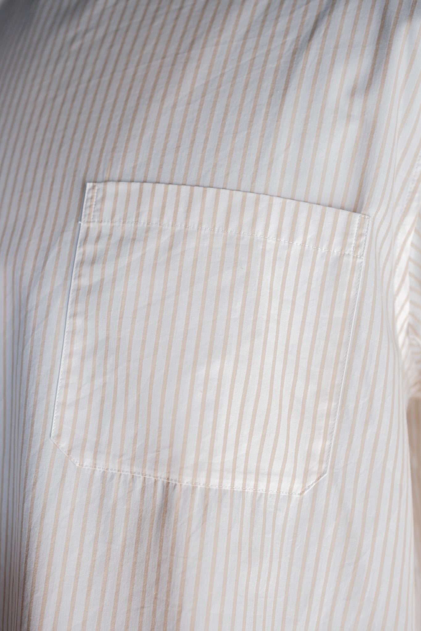 ［~00's］Old Hermès Paris Boat Neck Cotton Striped Shirt Size.40 by Martin Margiela
