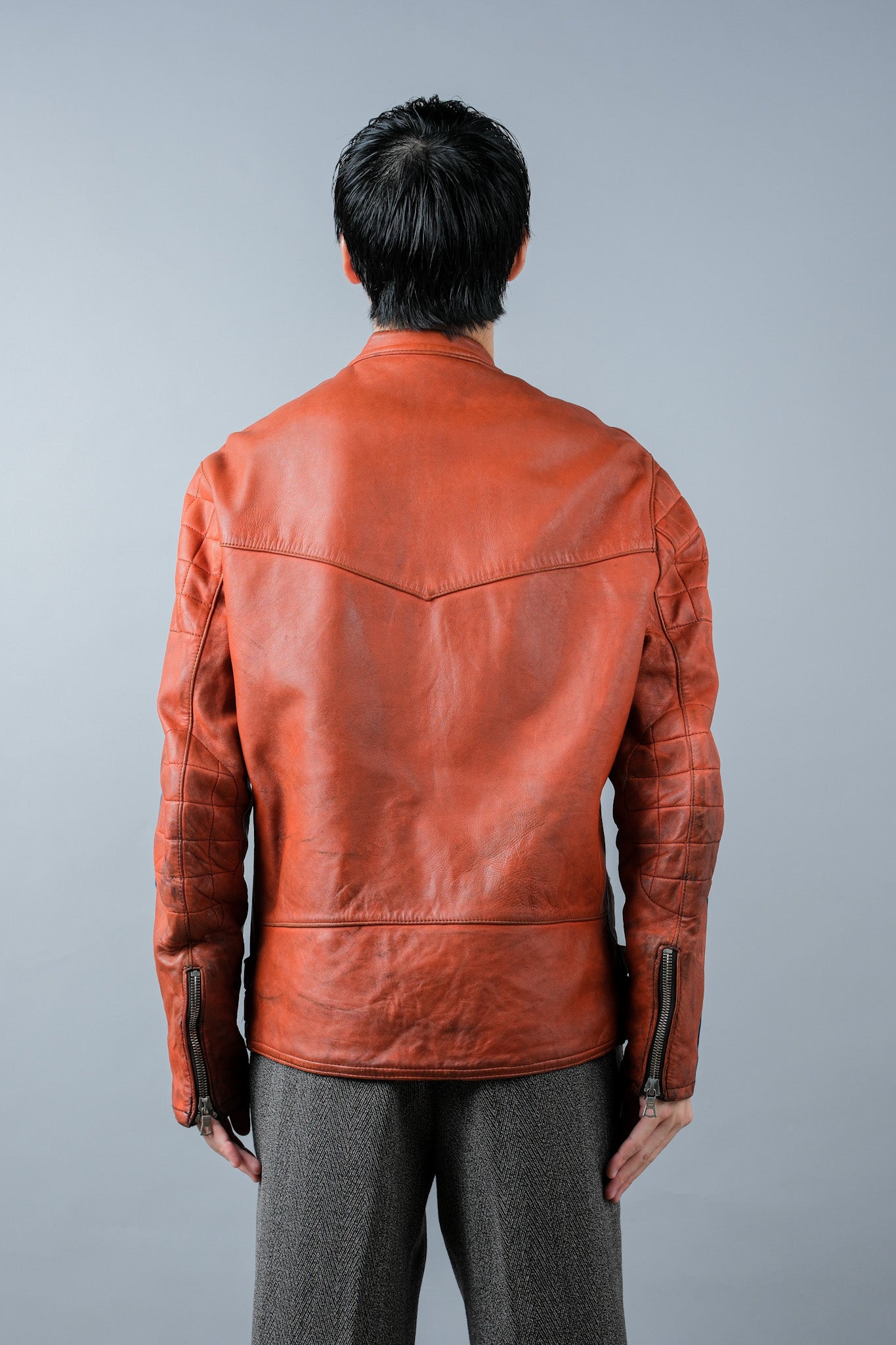 ［~60's］French Vintage Leather Riders Jacket "Jacques Icek"