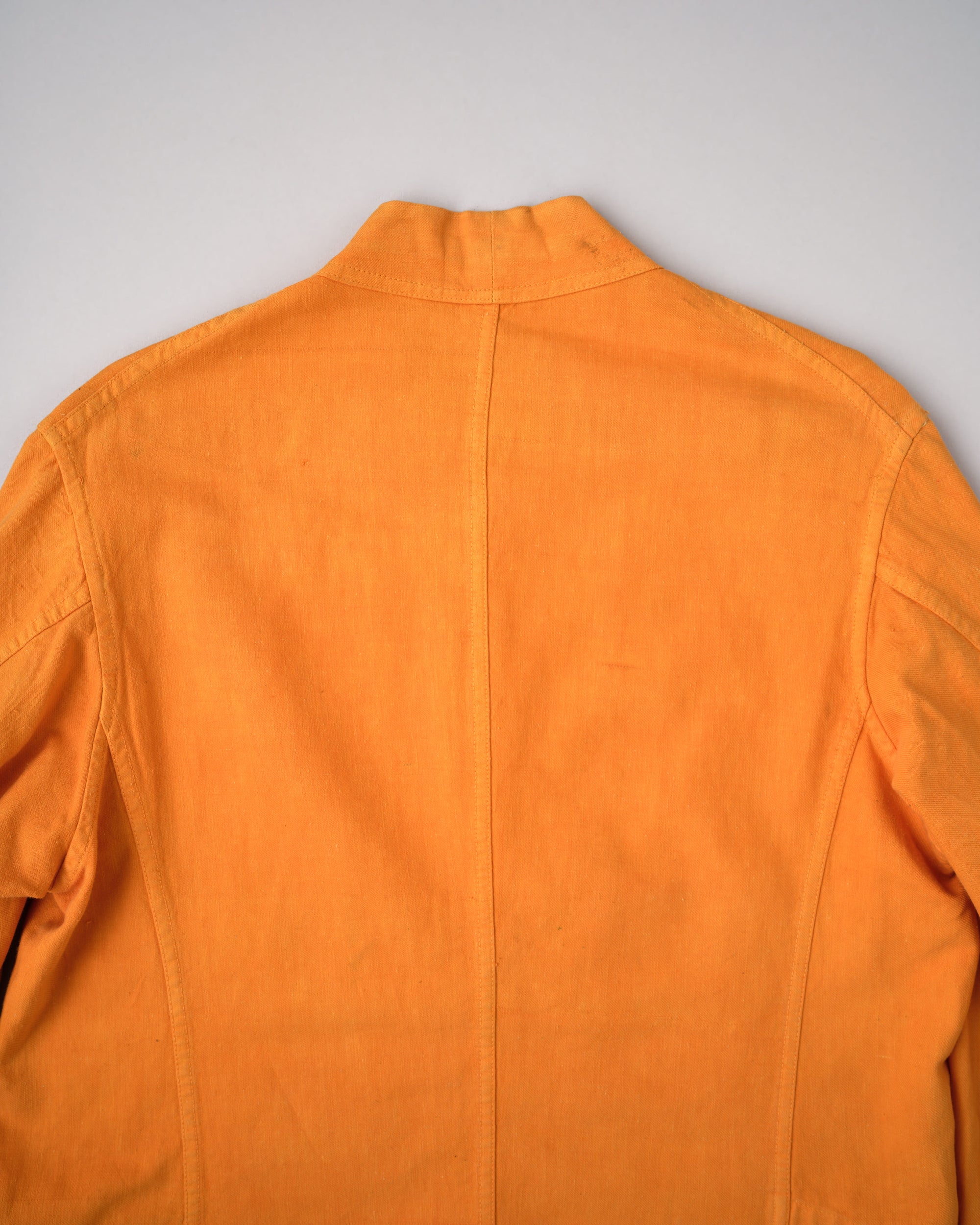 【~30's】British Vintage Orange Cotton Drill Work Jacket