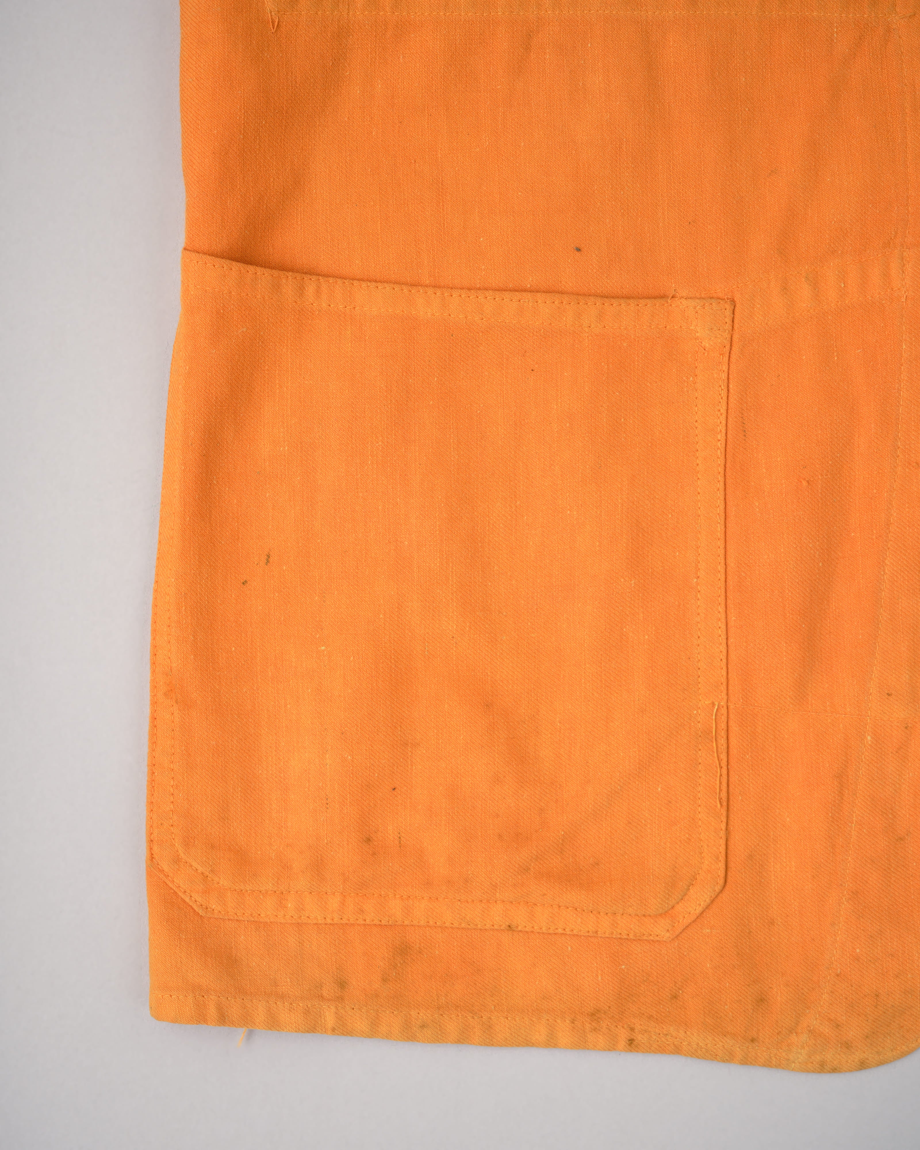 【~30's】British Vintage Orange Cotton Drill Work Jacket