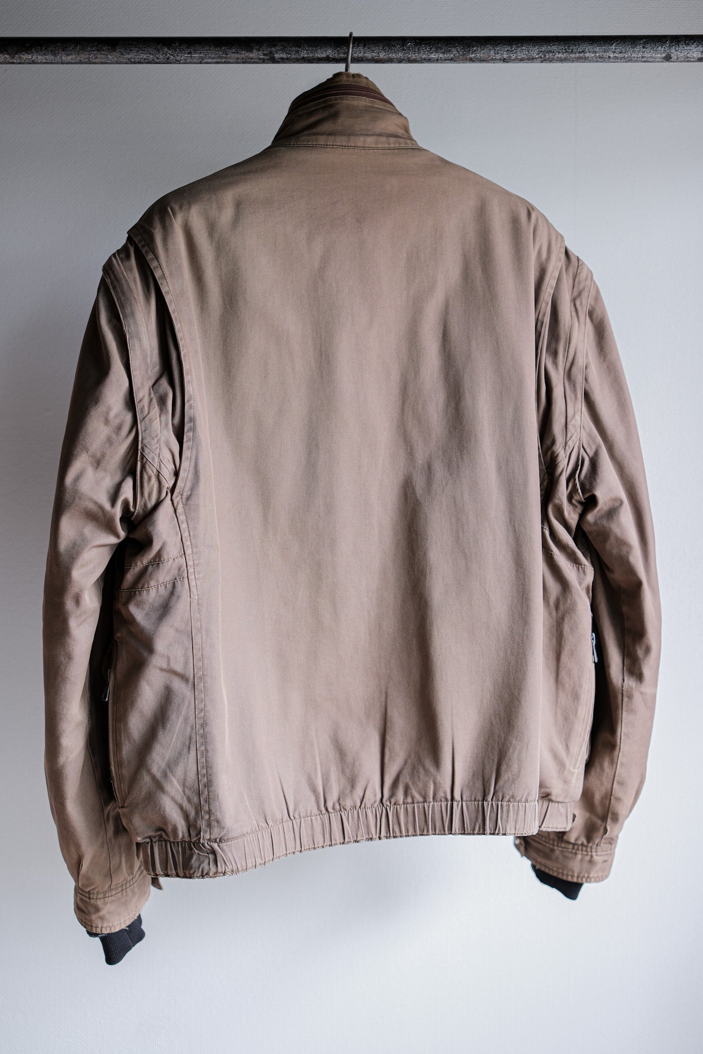 ［~90's］Old Renoma Paris Detachable Sleeve Multi Pocket Jacket With Liner