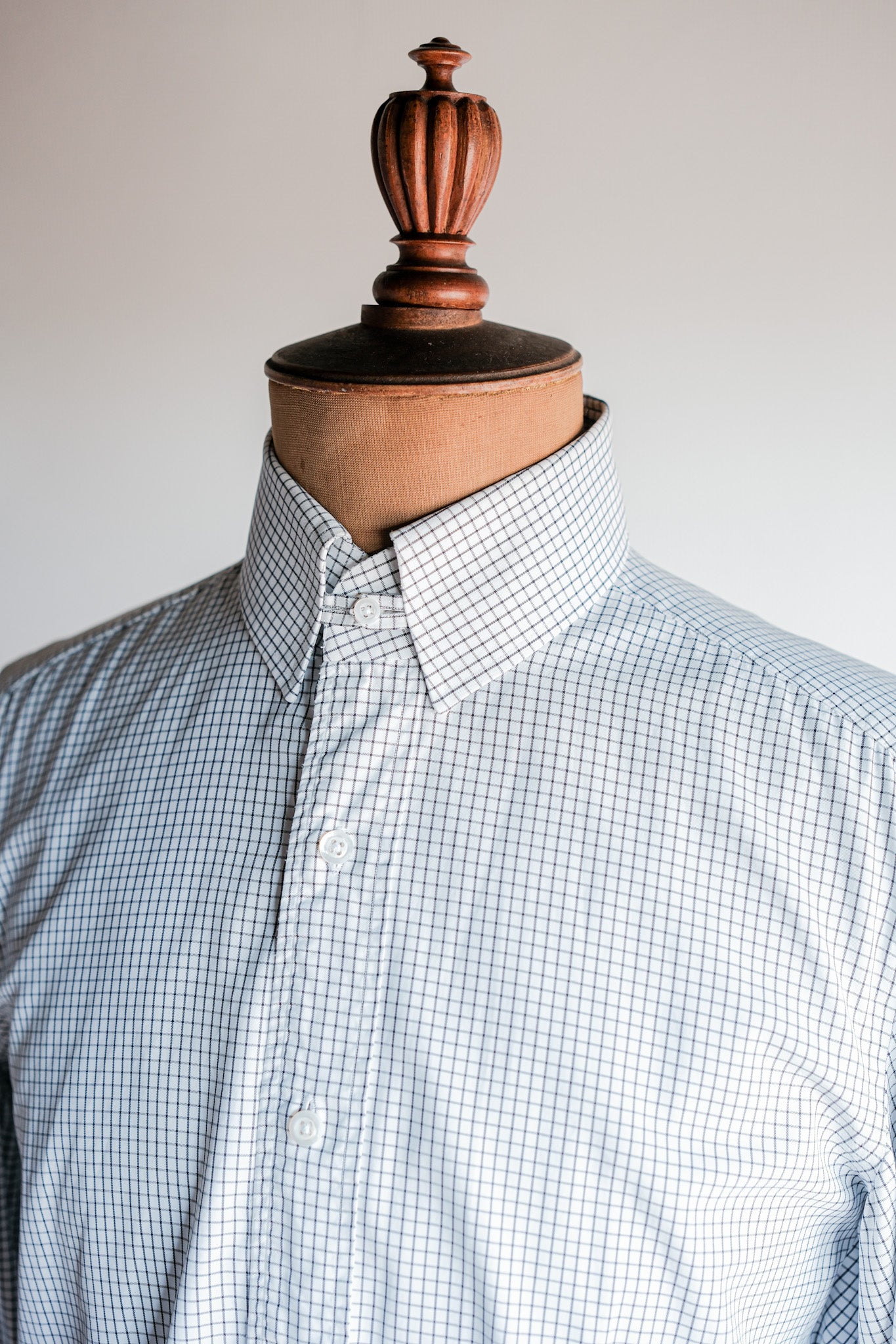 ［~00's］Old ARNYS PARIS Cotton Checked Dress Shirt Size.39