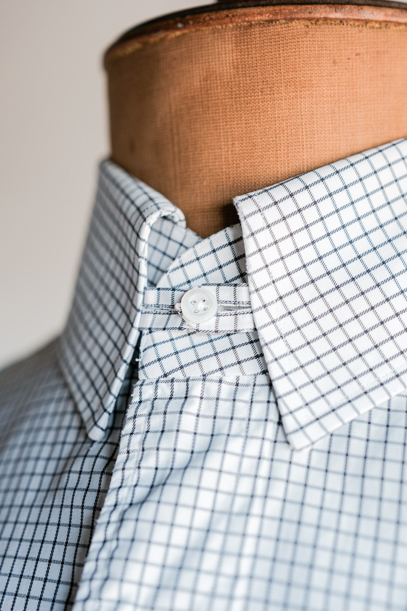 ［~00's］Old ARNYS PARIS Cotton Checked Dress Shirt Size.39