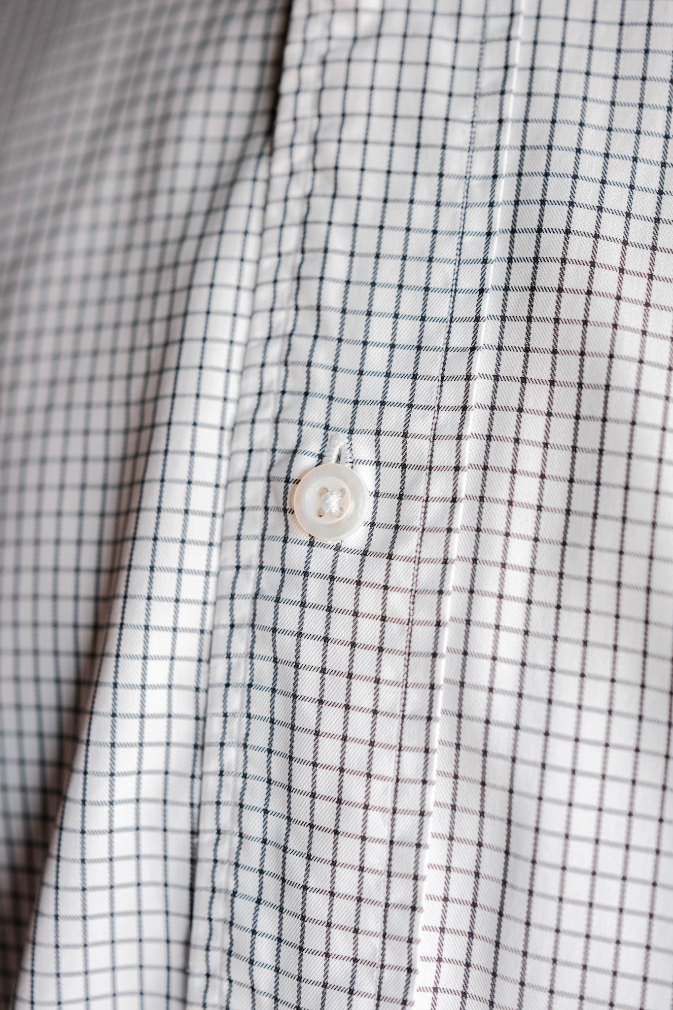 ［~00's］Old ARNYS PARIS Cotton Checked Dress Shirt Size.39