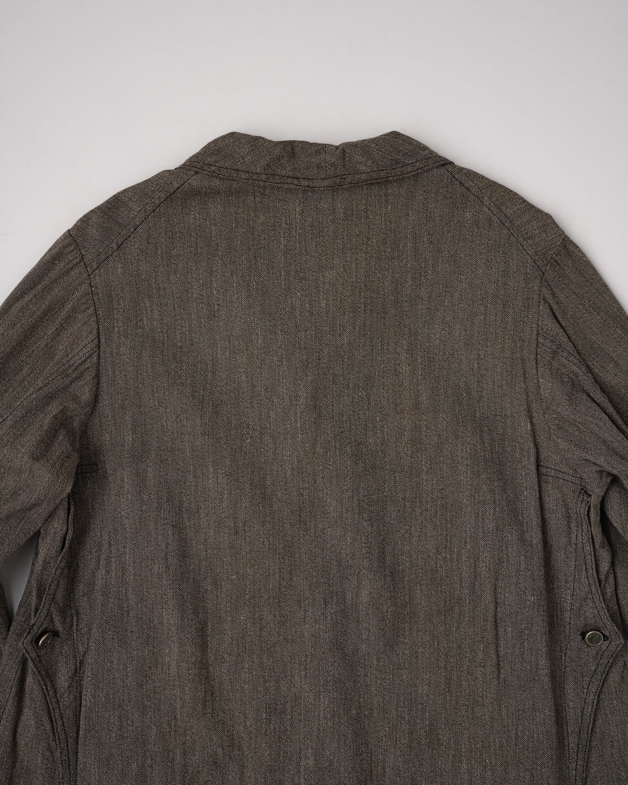 ［~30’s］French Vintage Salt & Pepper HBT Cotton Hunting Jacket