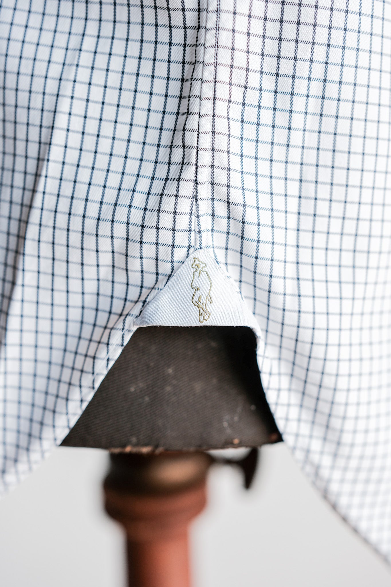 ［~00's］Old ARNYS PARIS Cotton Checked Dress Shirt Size.39