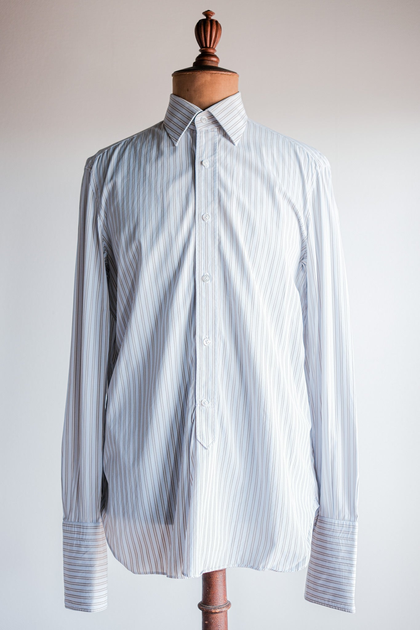 [~ 00's] Old Arnys Paris Cotton Striped Dress Shirt Size.40