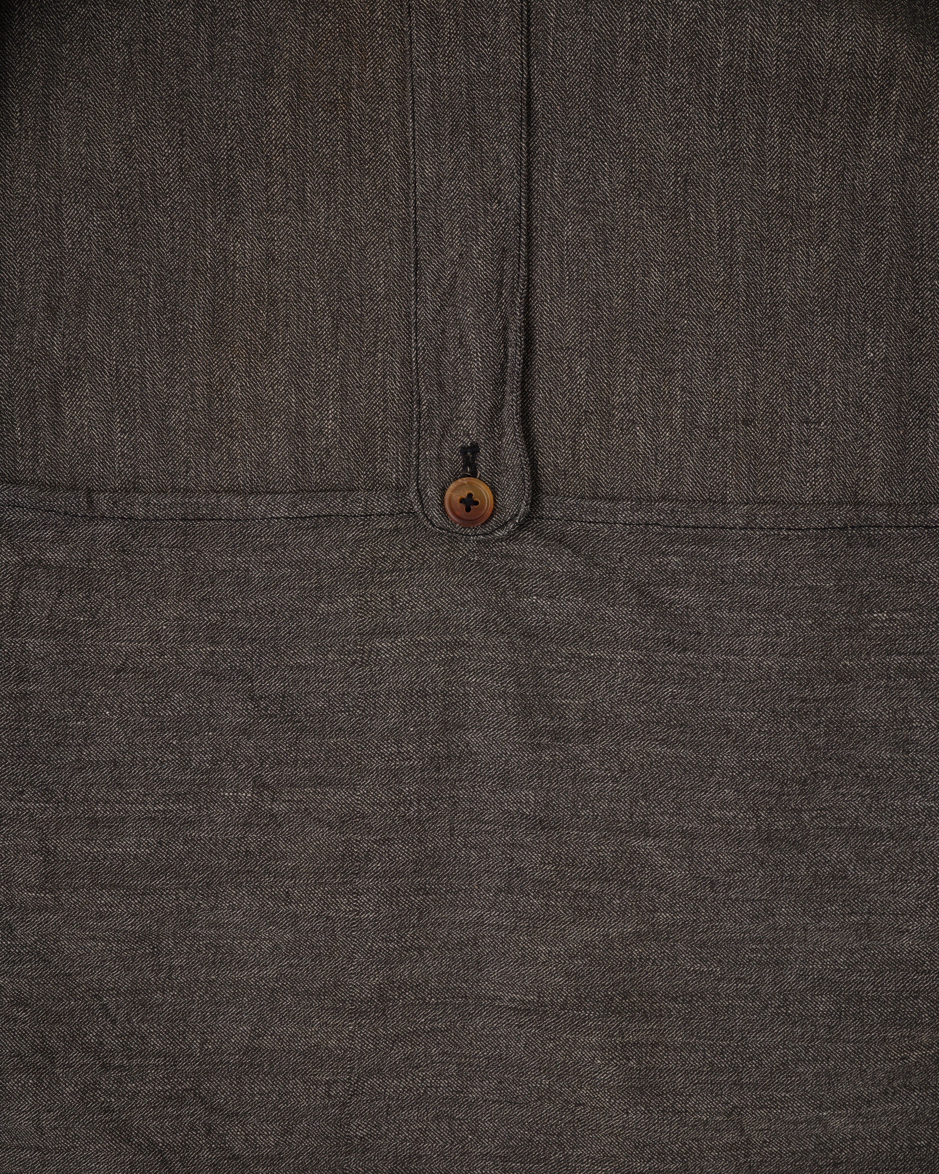 【~30’s】French Vintage Salt & Pepper HBT Cotton Hunting Jacket