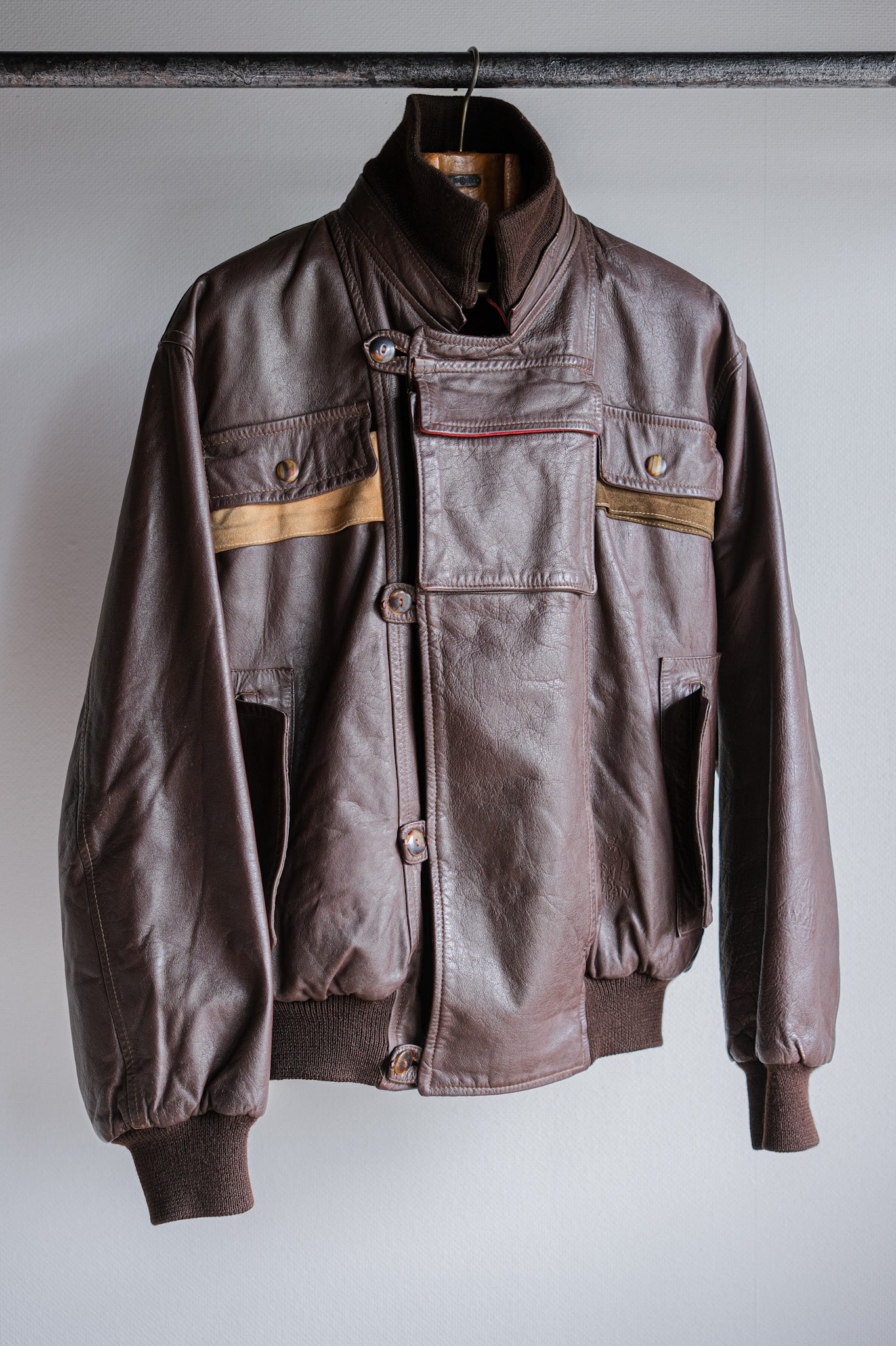 【82AW】Old C.P.Company Dutch Police Jacket Size.48 "All Leather Type"