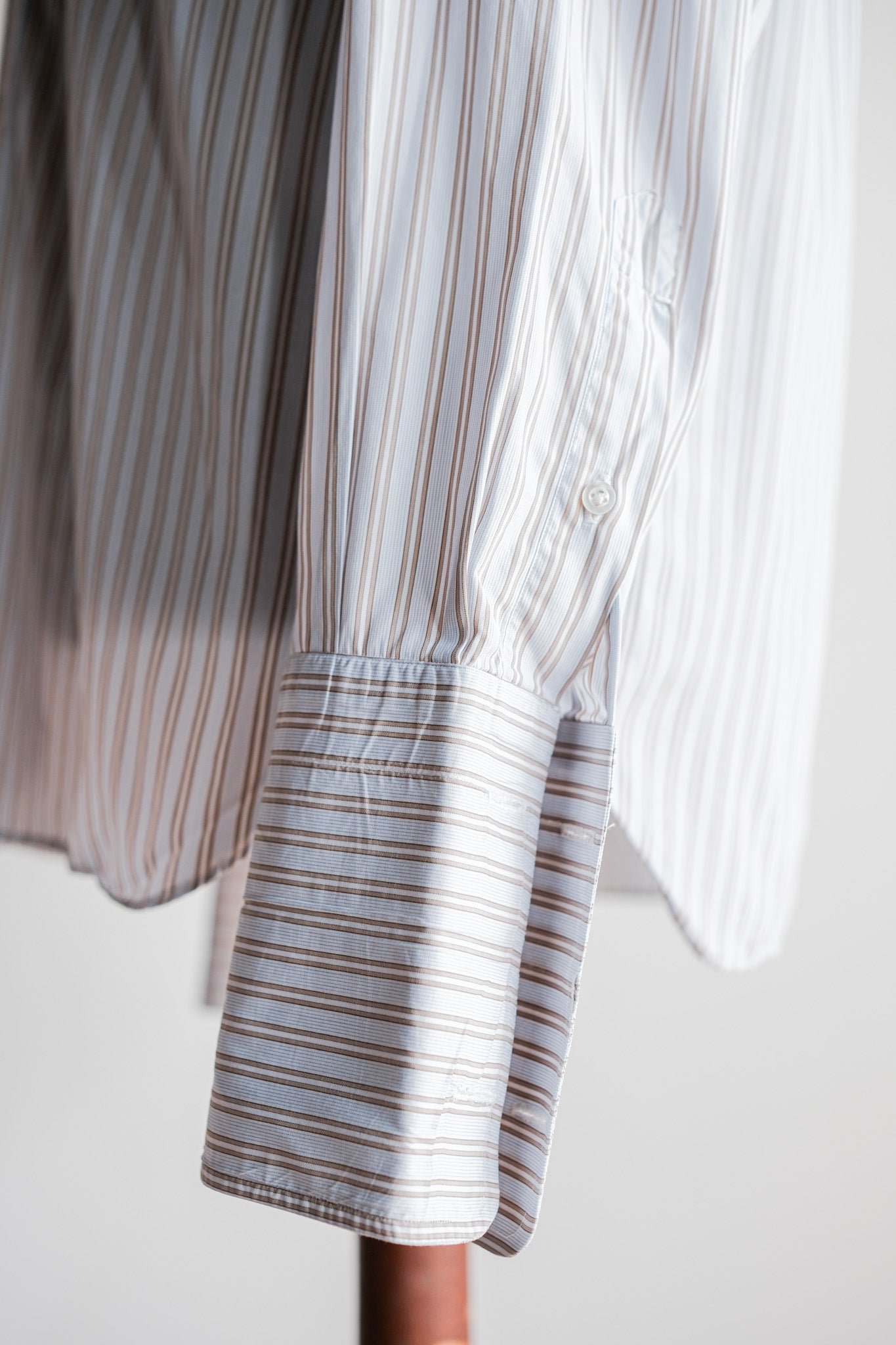 【~00's】Old ARNYS PARIS Cotton Striped Dress Shirt Size.40