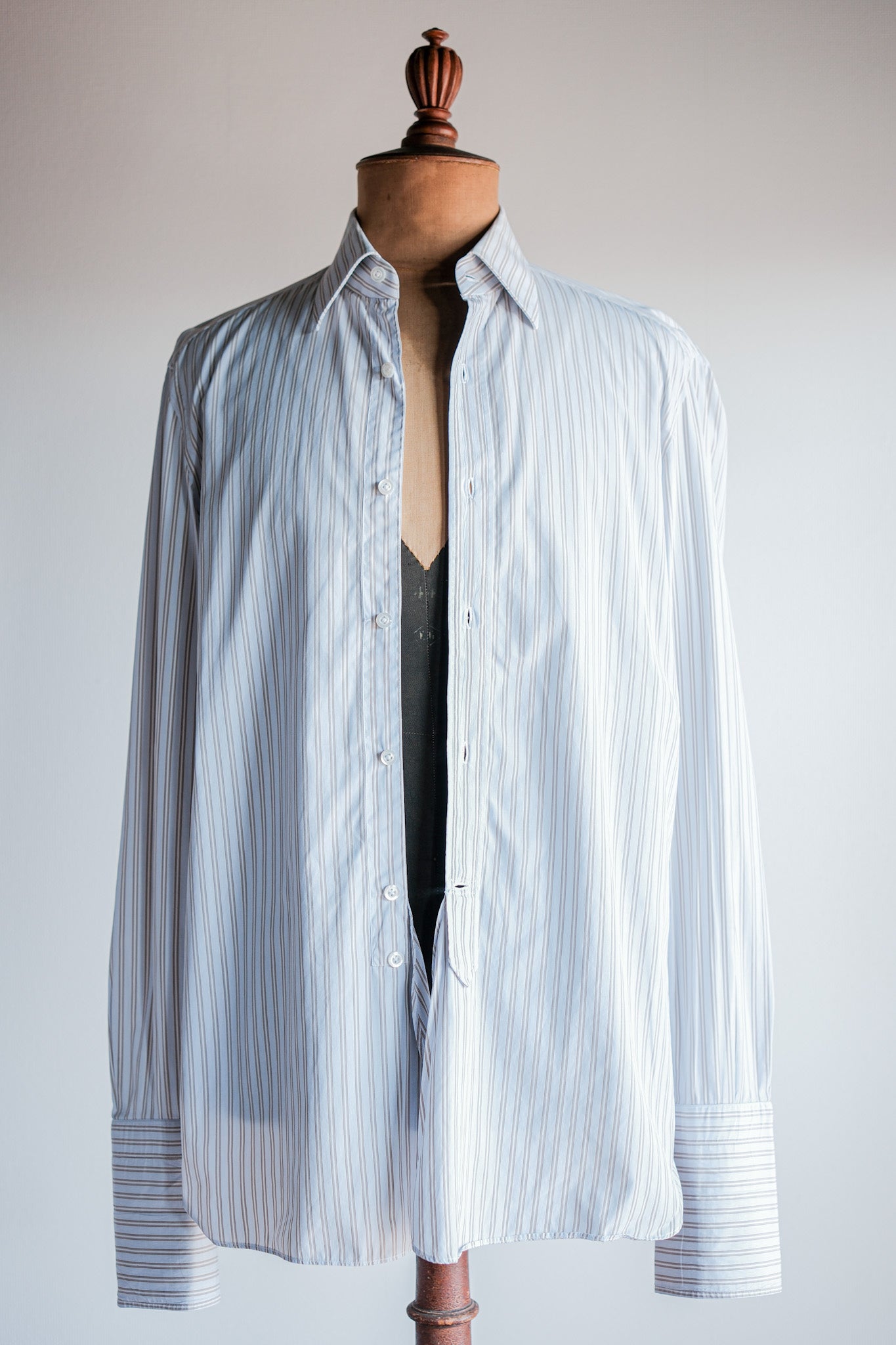 ［~00's］Old ARNYS PARIS Cotton Striped Dress Shirt Size.40
