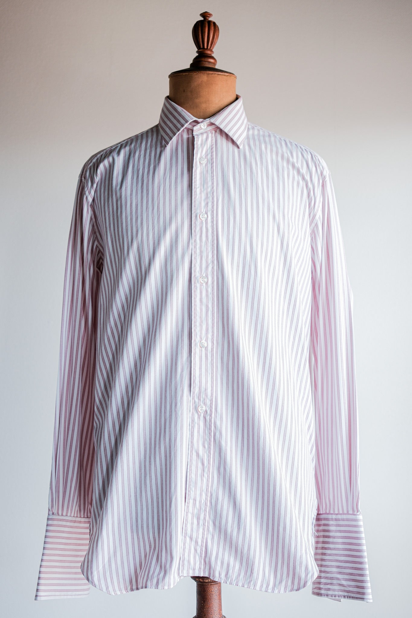 【~00's】Old ARNYS PARIS Cotton Striped Dress Shirt Size.41
