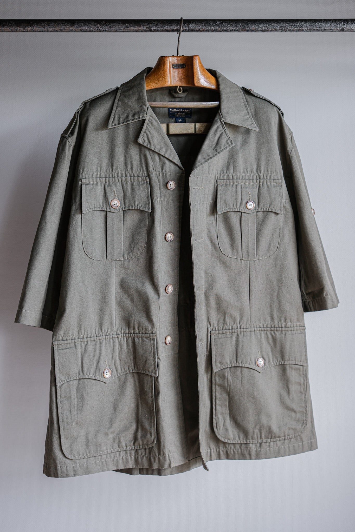 【~90's】Vintage Willis&Geiger Bush Poplin Selous Jacket Size.M "Made in U.S.A."